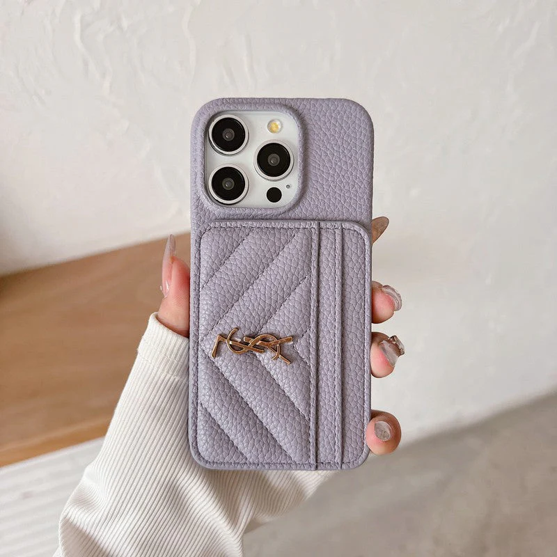 Saint Card Bag Leather iPhone Case - Wholesale & Influencer
