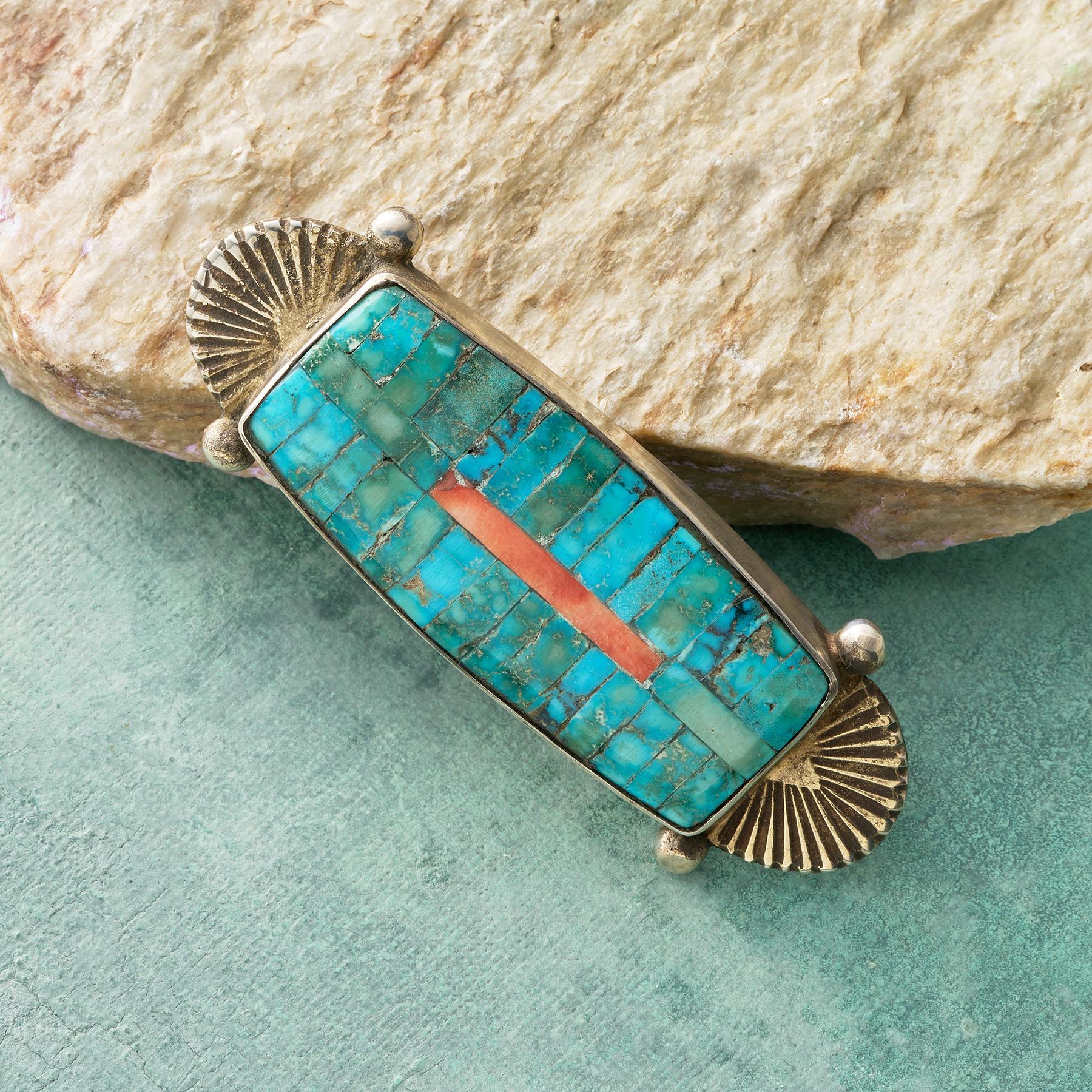 Sunrise Inlaid Pin - Sundance Clothing