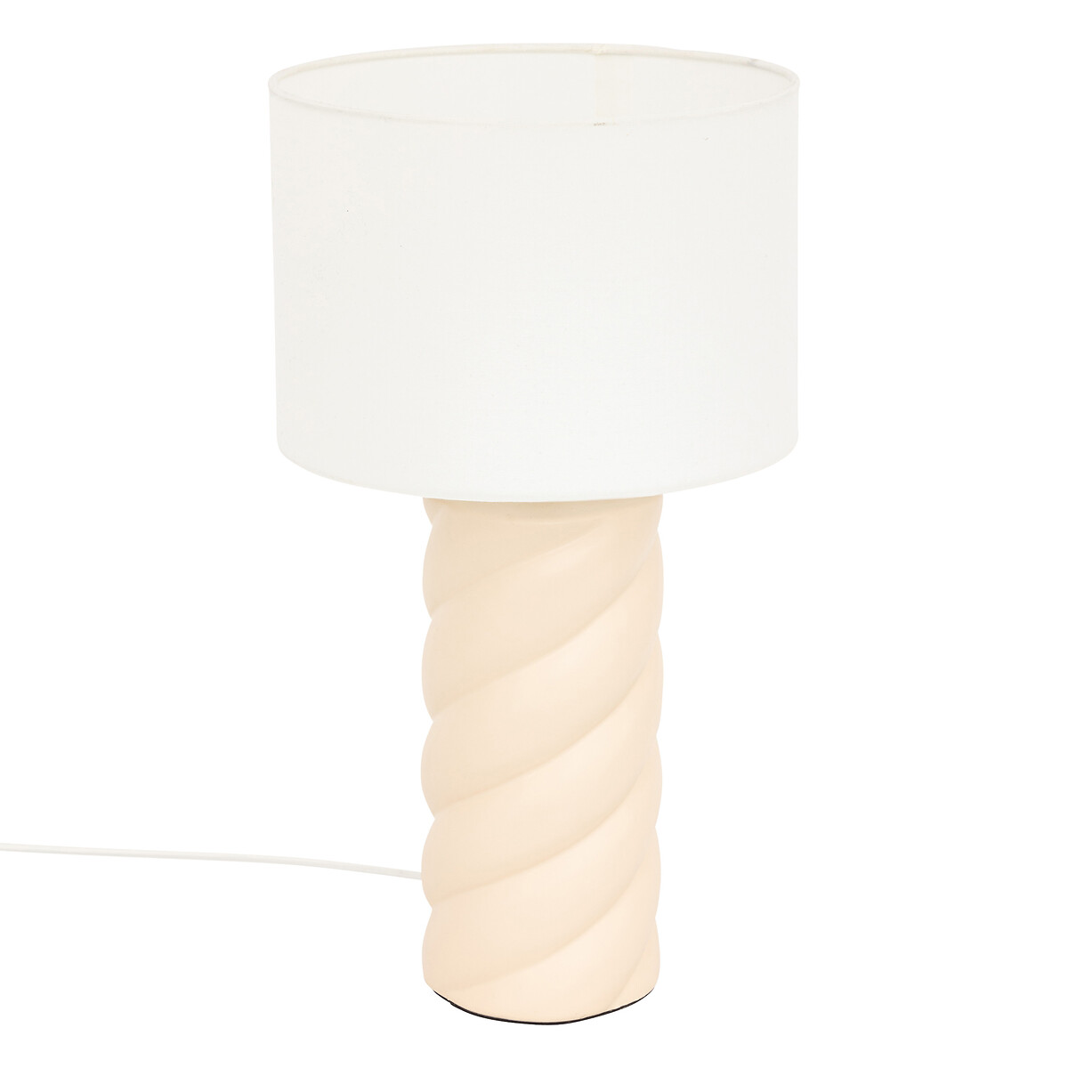 Table lamp "Noly" Ceramic, Beige, H.44 cm