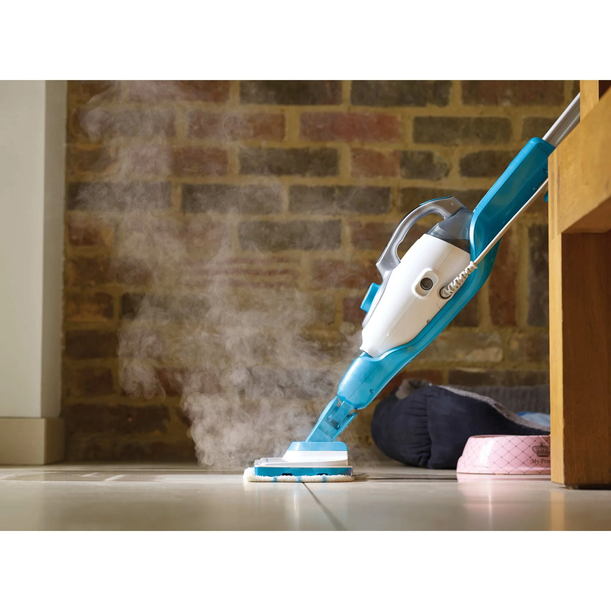 BLACK+DECKER Steam Mop + Glove 7in1 Complete Steam Cleaning Solution, HSMC1361SGP