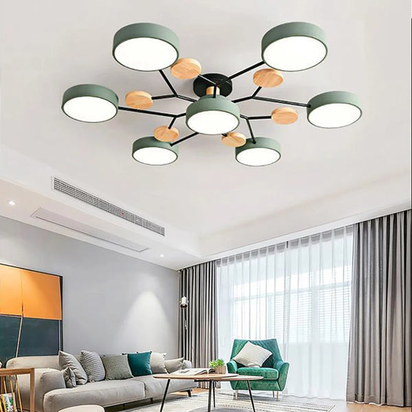 LumiÉclat – Slanke Design Plafondlamp met Handgemaakte Details