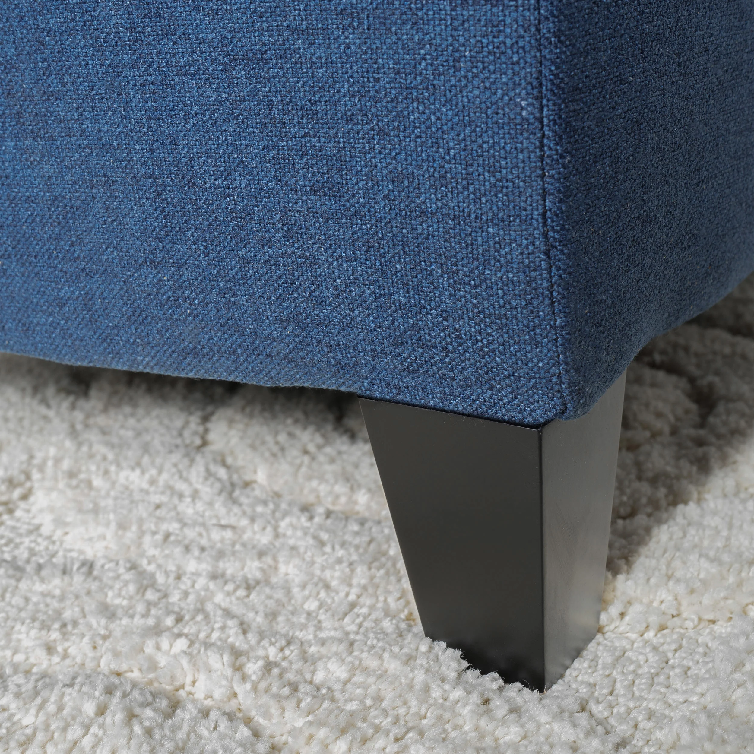 Noble House Hampton Contemporary Fabric Upholstered Storage Ottoman, White and Blue Floral - Image 30