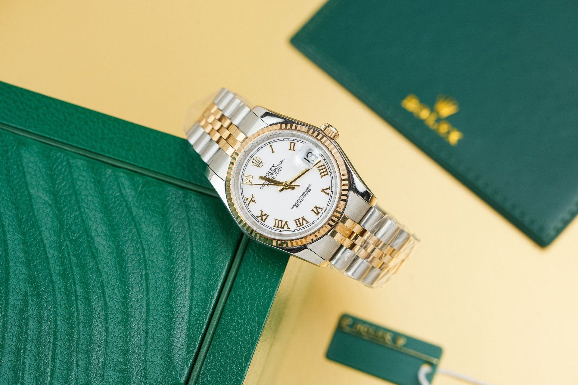 Rolex Replica 1:1 Watch DateJust 126233 Roman Numerals Gold Wrapped GM Factory 36mm - Top club