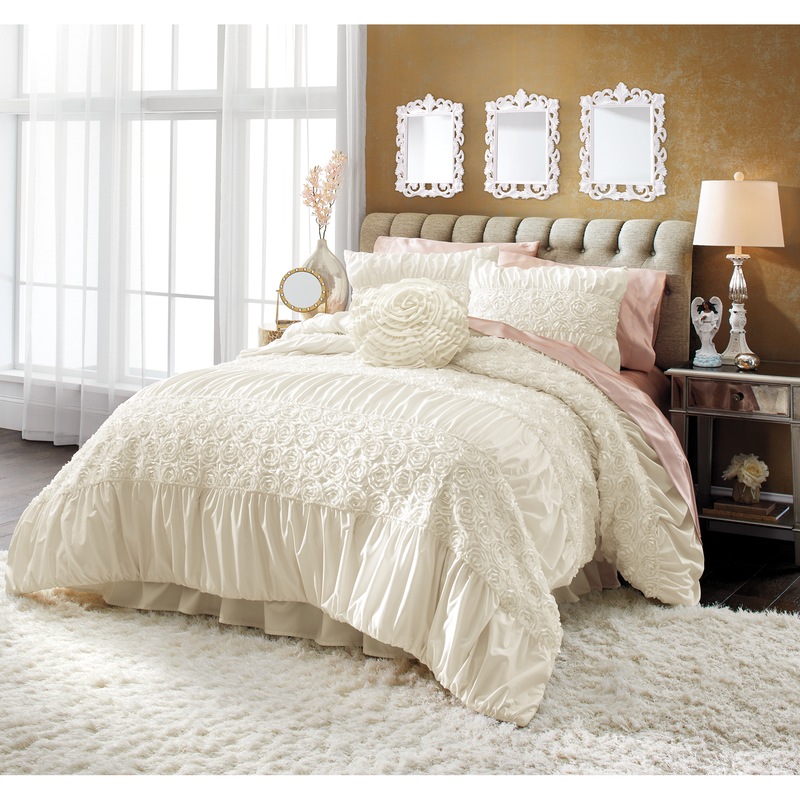 Tatiana 4-Piece Comforter Set and Accent Pillow - MIDNIGHT VELVET CATALOG