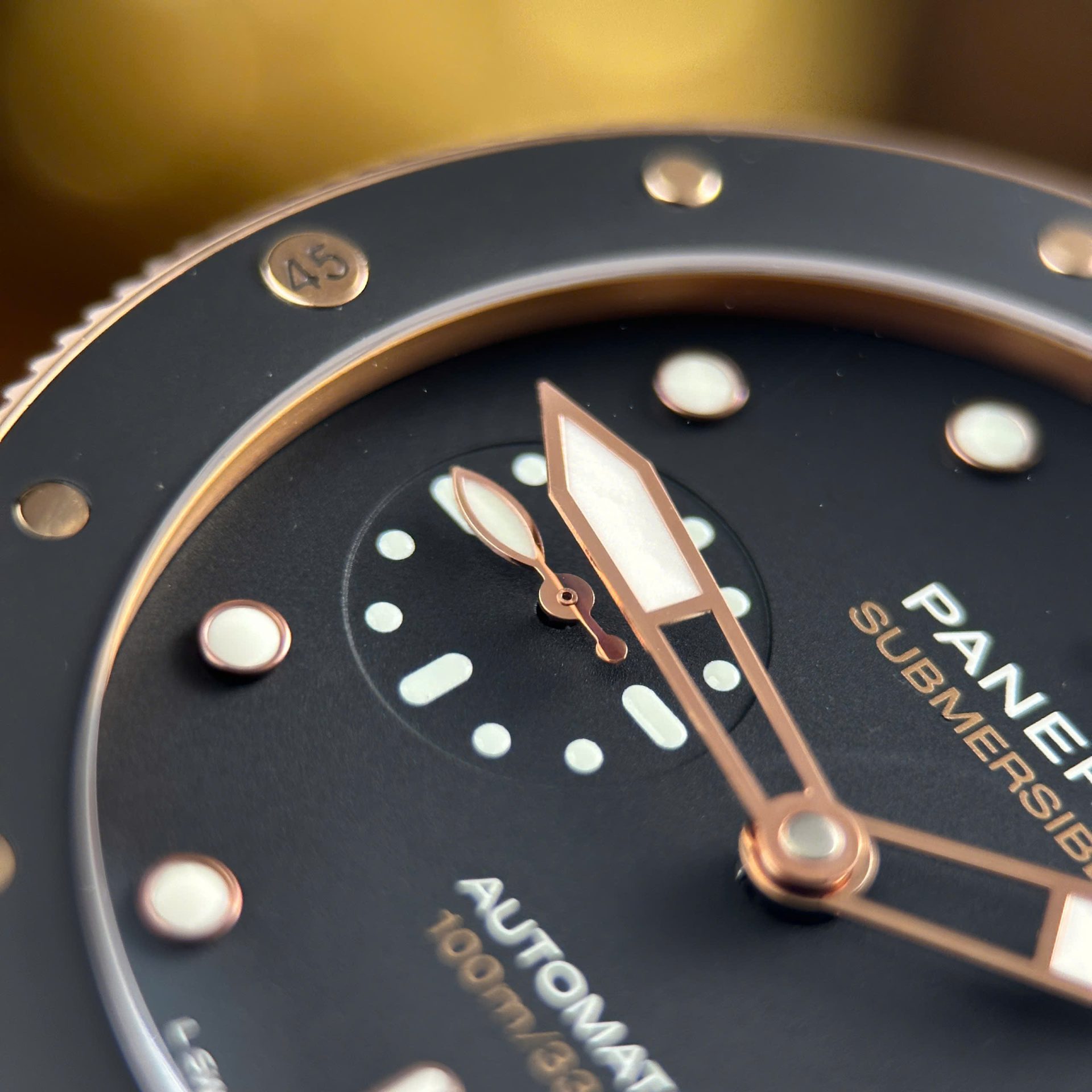 Panerai Submersible PAM974 Best Copies Watches Black Dial Automatic Movement VS Factory 42mm - Top club