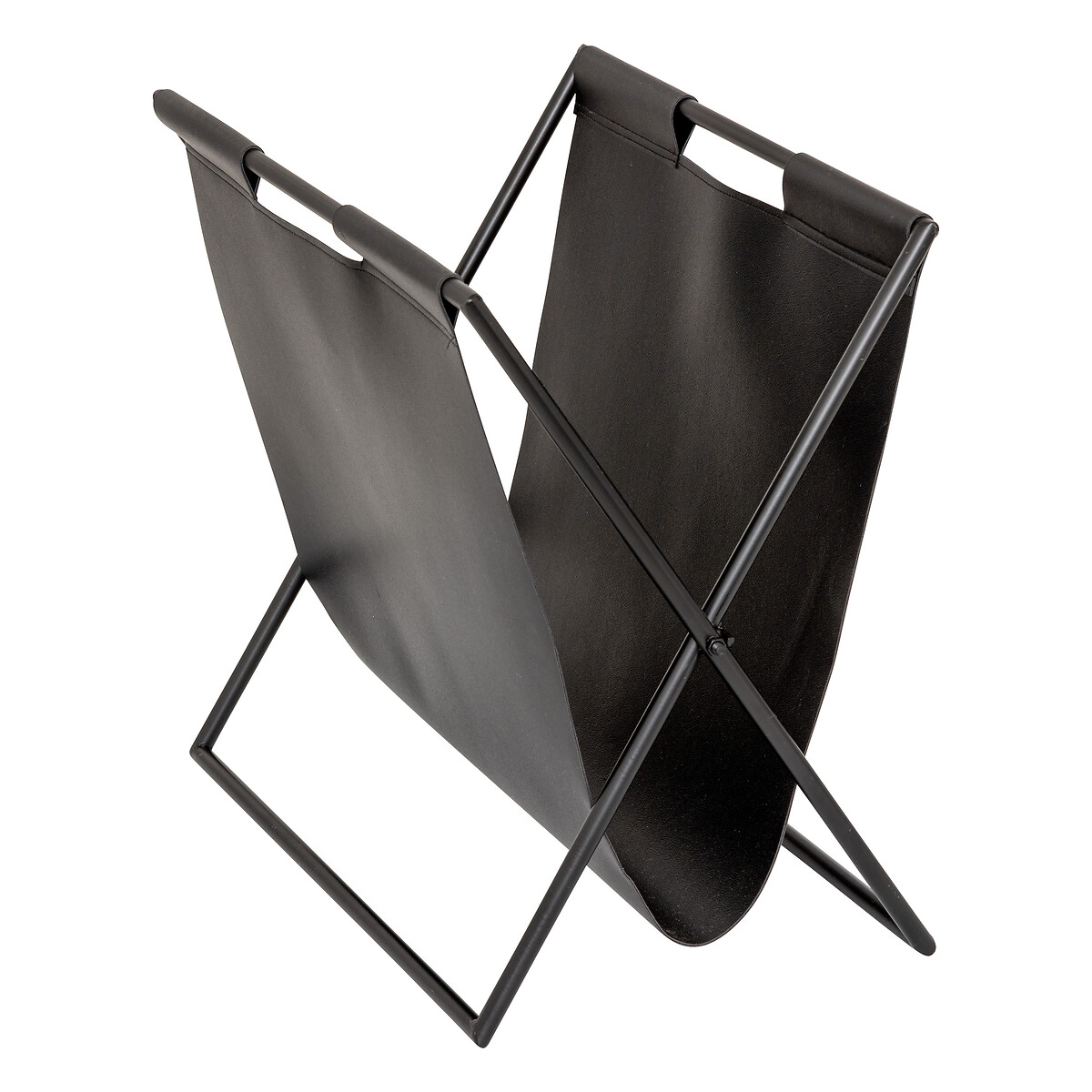 Magazine rack "Twis" Black, 37x35x22 cm