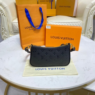 Louis Vuitton Monogram Empreinte Easy Pouch On Strap Black1:1High-quality replica