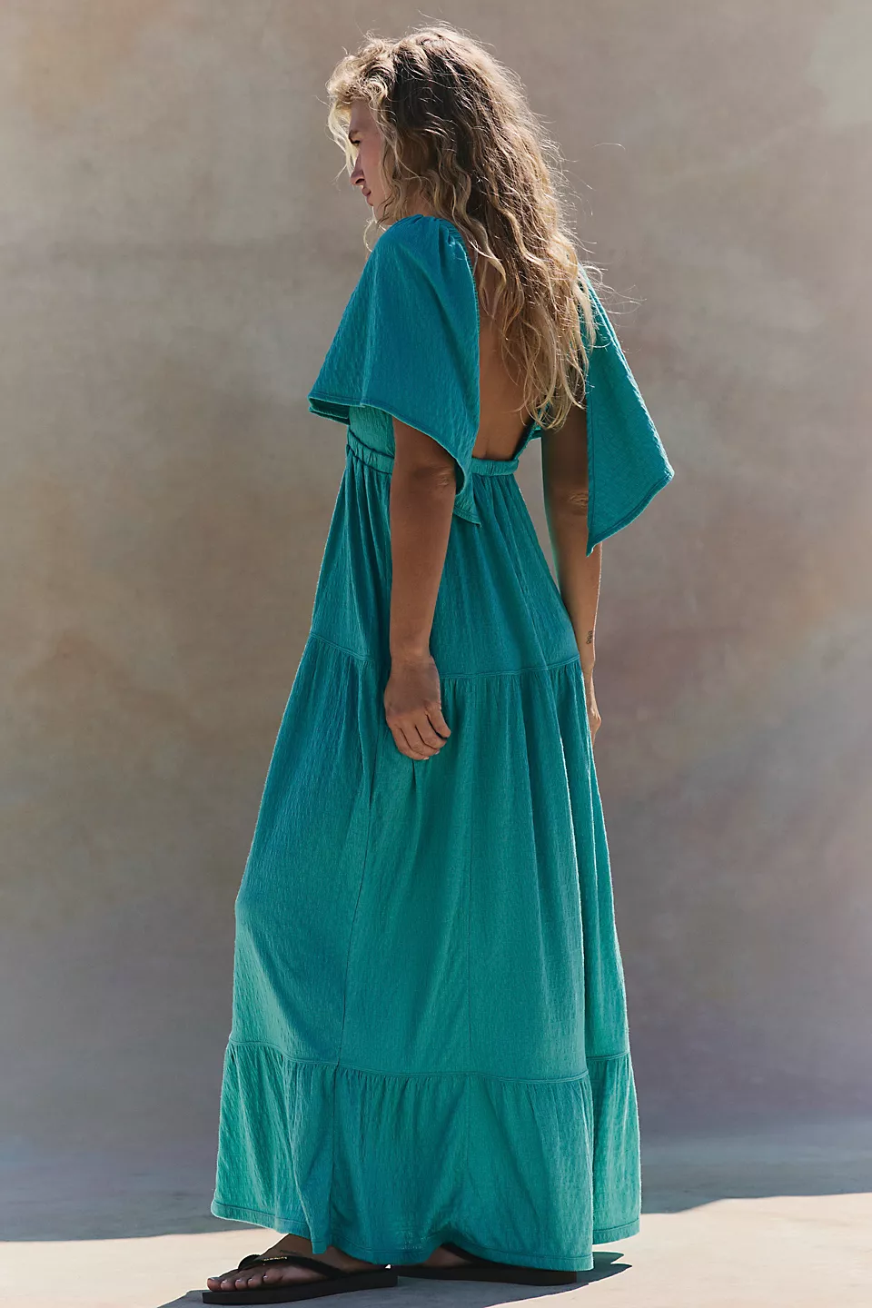 La La Maxi Dress-Niagara River