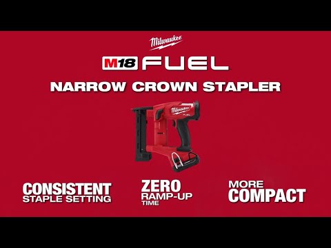 Milwaukee M18 FUEL 18-Gauge Brushless 1/4 In. Cordless Narrow Crown Stapler (Tool Only)
