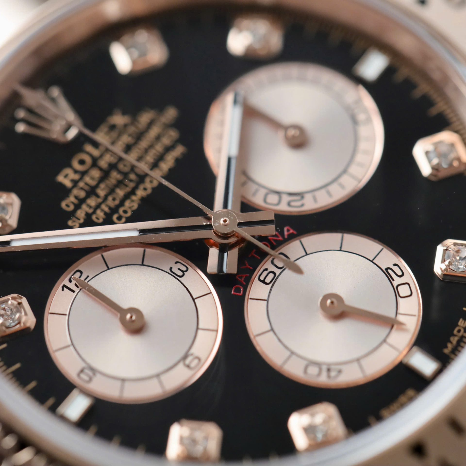 Rolex Daytona Copies Watch Custom Gold Wrapped 18K + Movement Calibre 4131 40mm - Top club