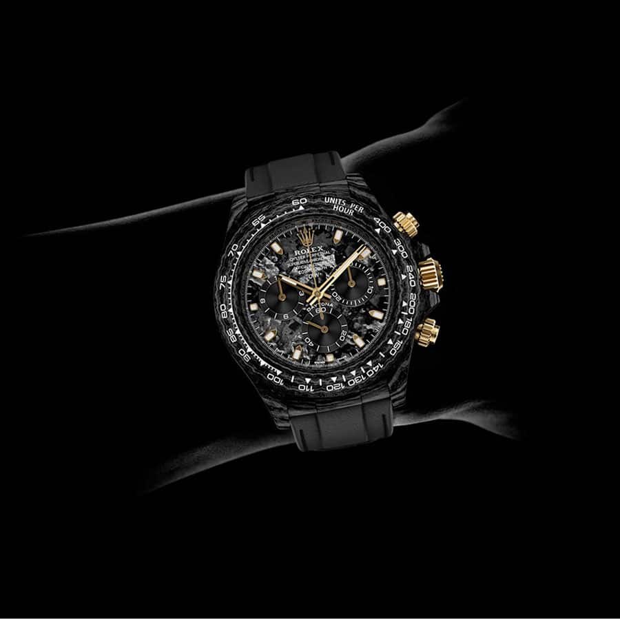 Rolex Daytona DiW NTPT Carbon 46490 ��All Carbon Lemon Edition�� Replica - Top club