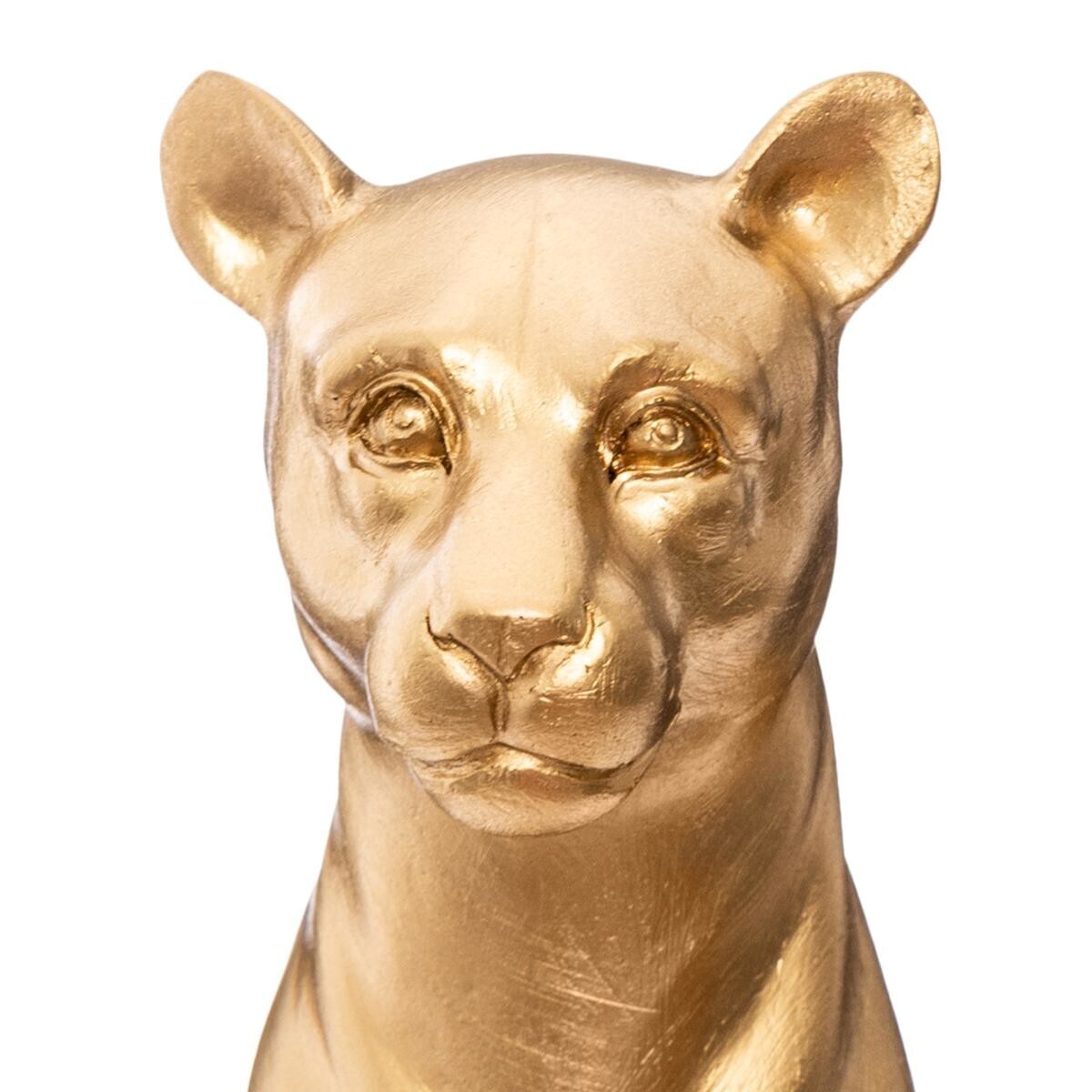 Panther statue Gilt, H.23 cm