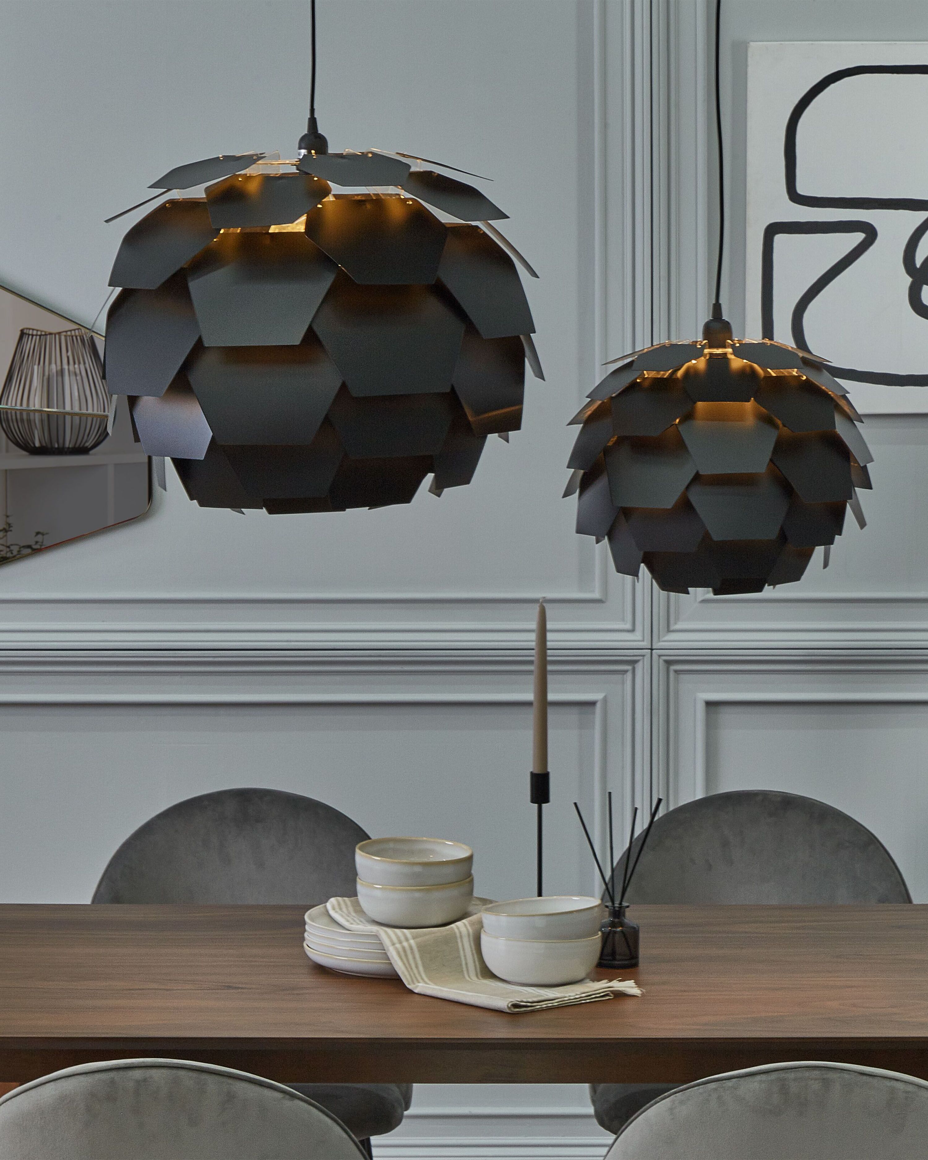 Pendant Lamp SEGRE S Black