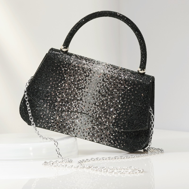 Rhinestone Ombré Clutch - MIDNIGHT VELVET CATALOG