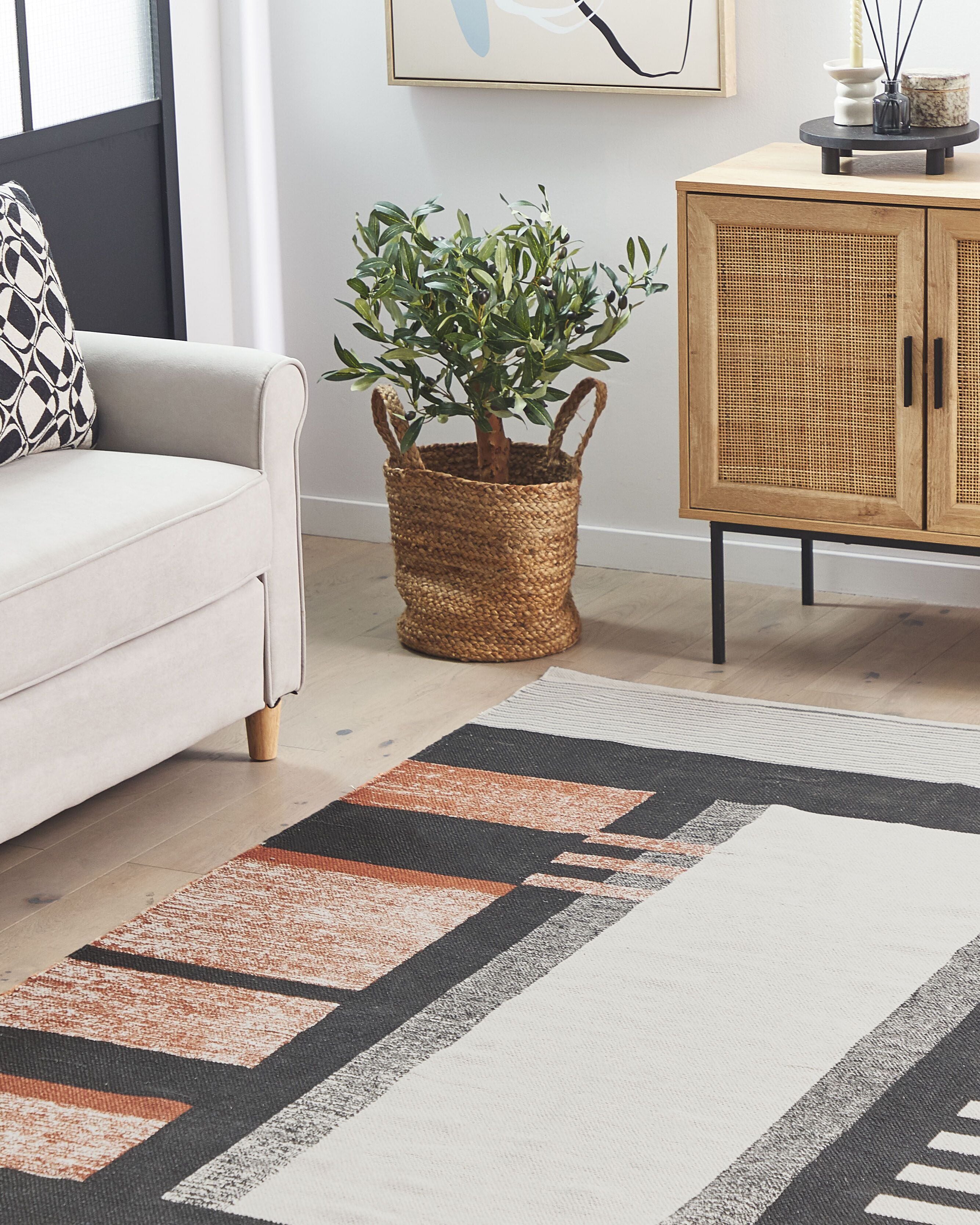 Rug KAKINADA Multicolour 160 x 230 cm Cotton
