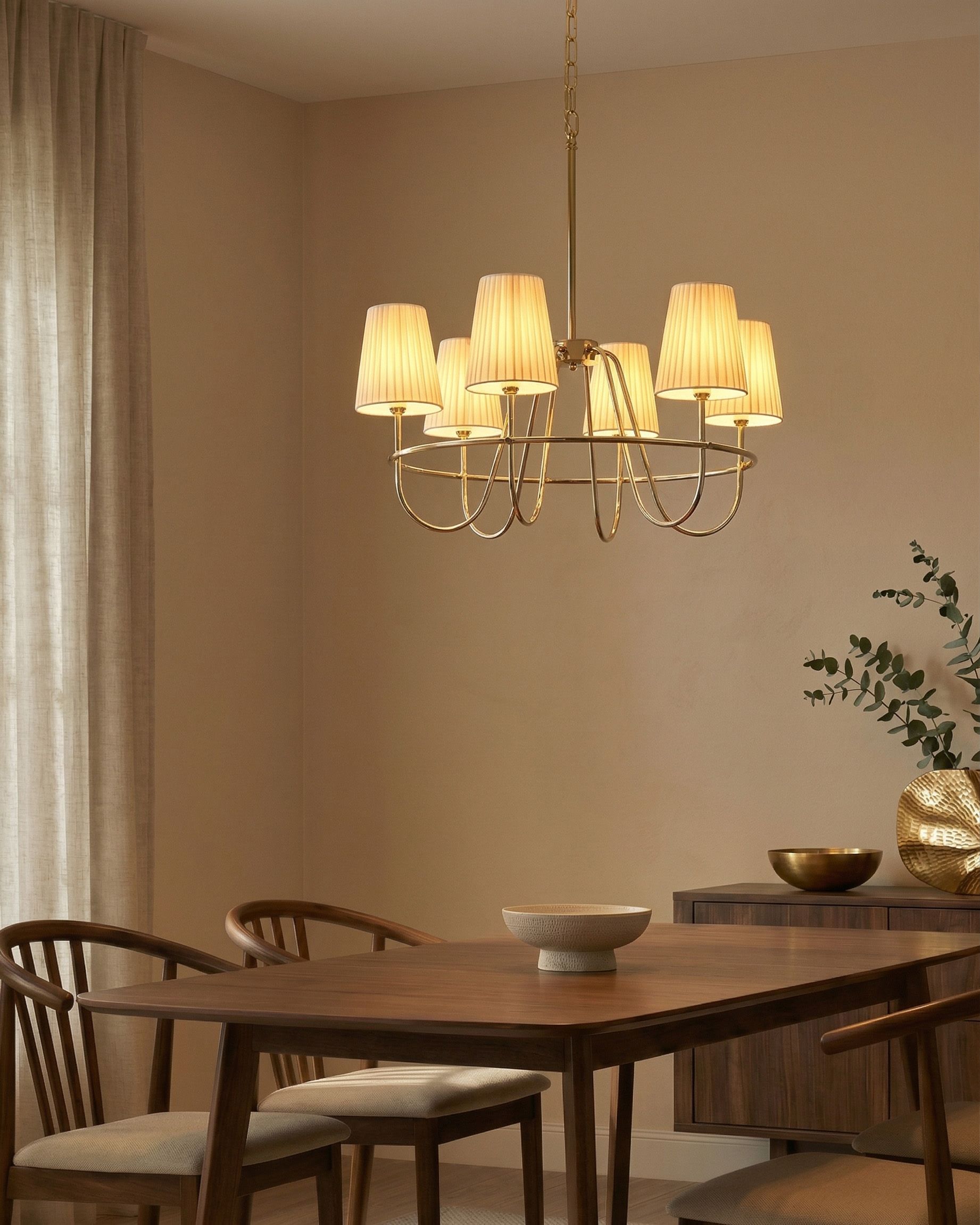 Chandelier YAMETHIN Metal Gold