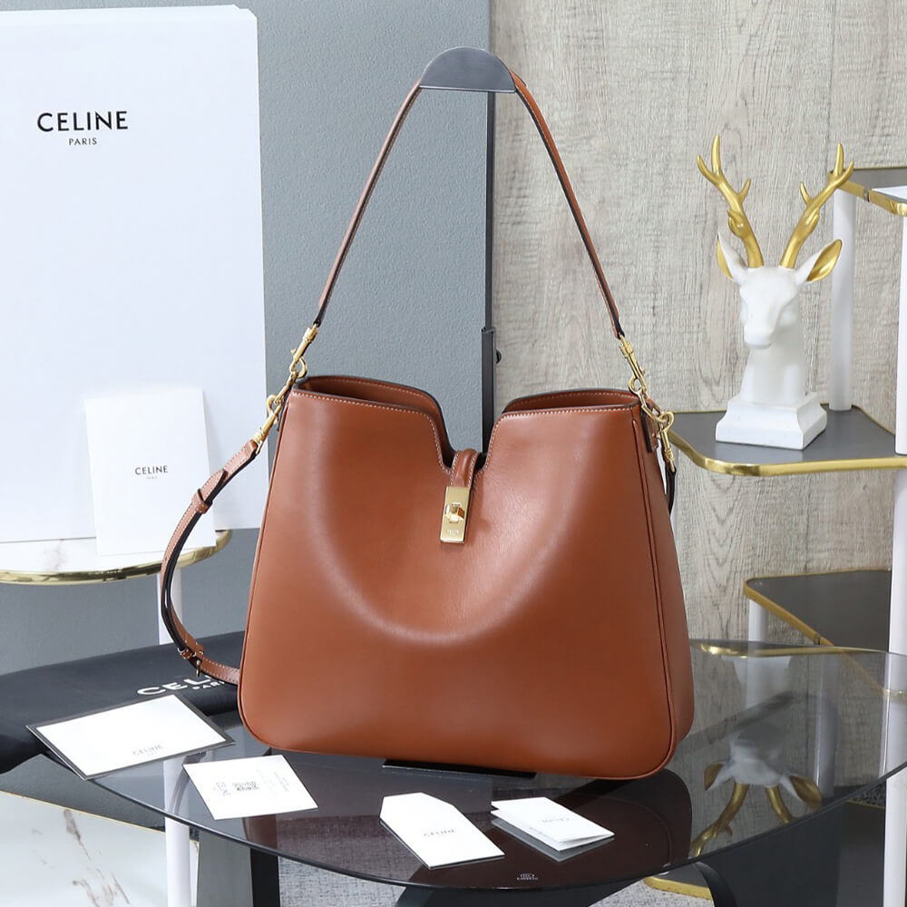 CELINE MEDIUM CAMILLE 16 SOFT BAG IN SMOOTH CALFSKIN(HIGH-END GRADE)1:1High-quality replica
