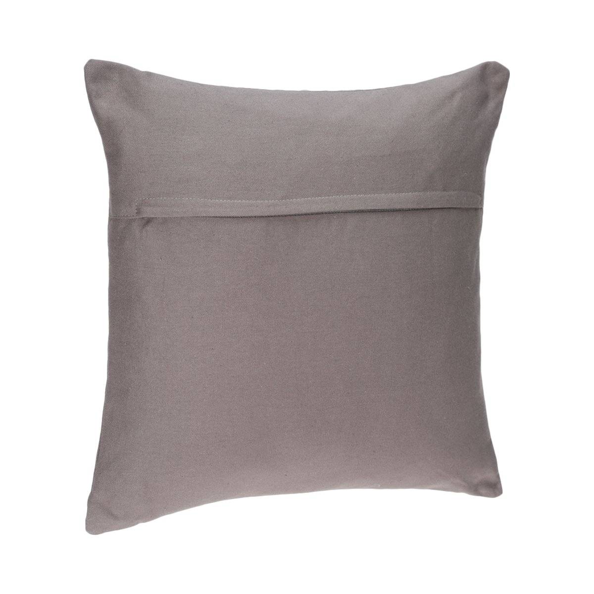 Removable cushion cover, cotton Gray, 38x38 cm