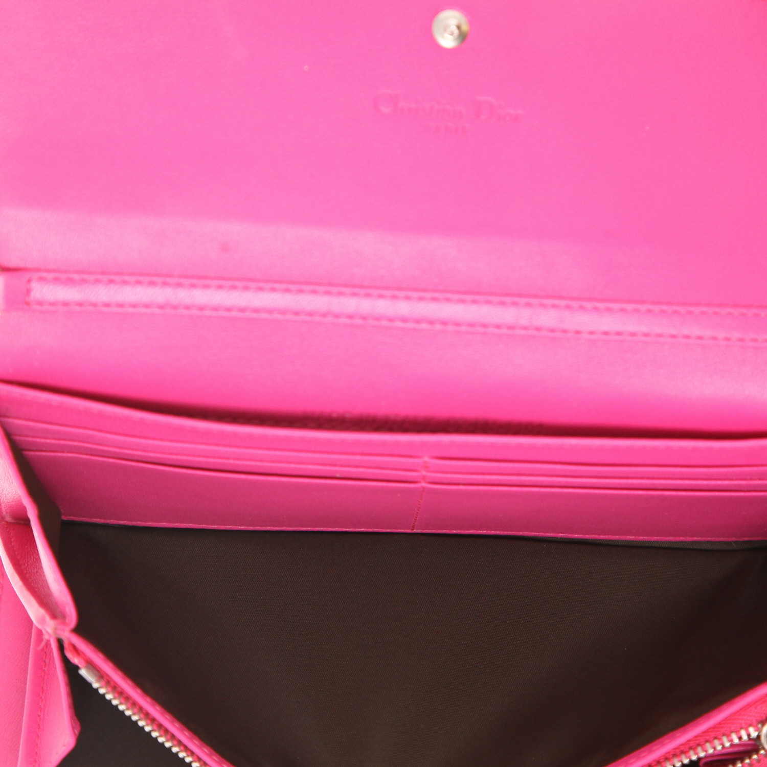 Dior Wallet on Chain handbag in pink leather cannage1:1High-quality replica