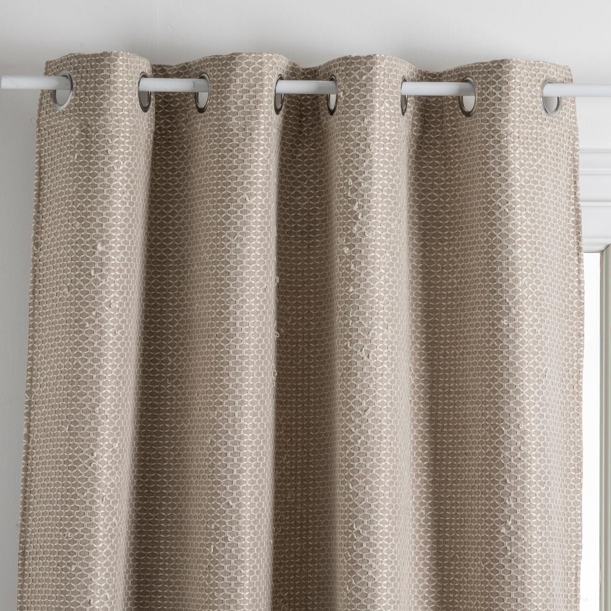 Blackout curtain "Mattone" Beige, 140x260 cm