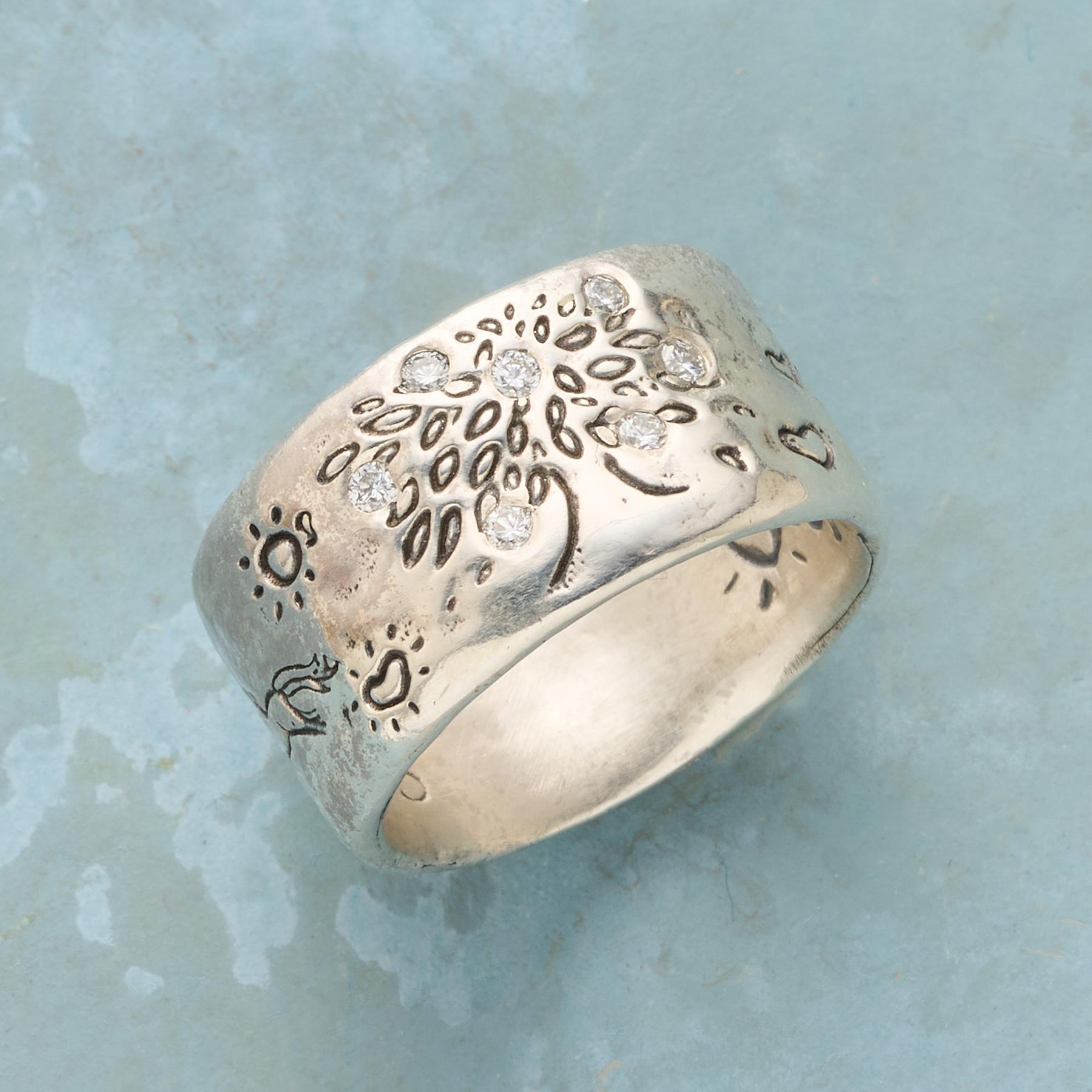 Dappled Forest Ring, Sterling - Sundance Clothing