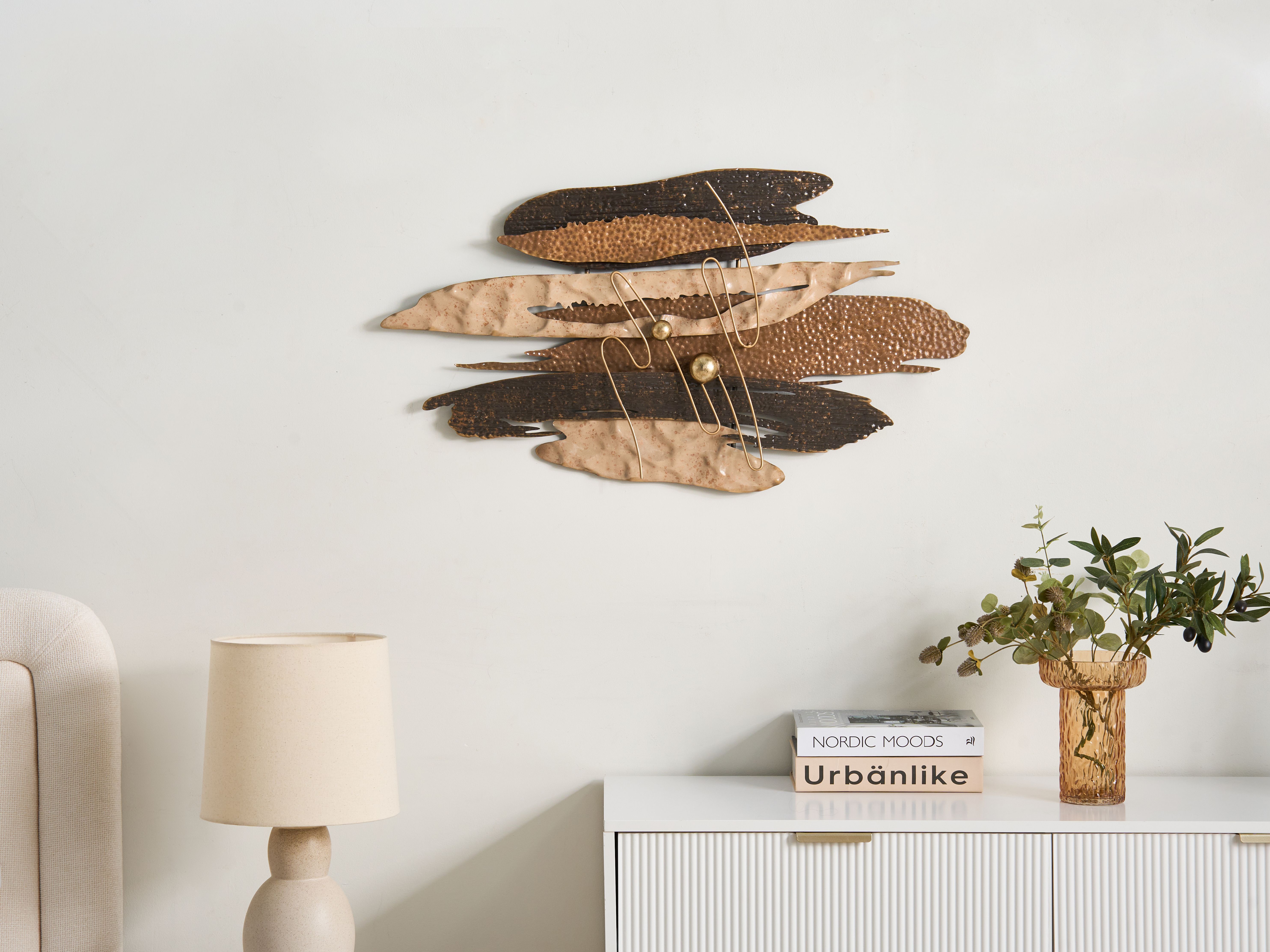 Wall Decor LAHEEN Metal 46 cm Multicolour