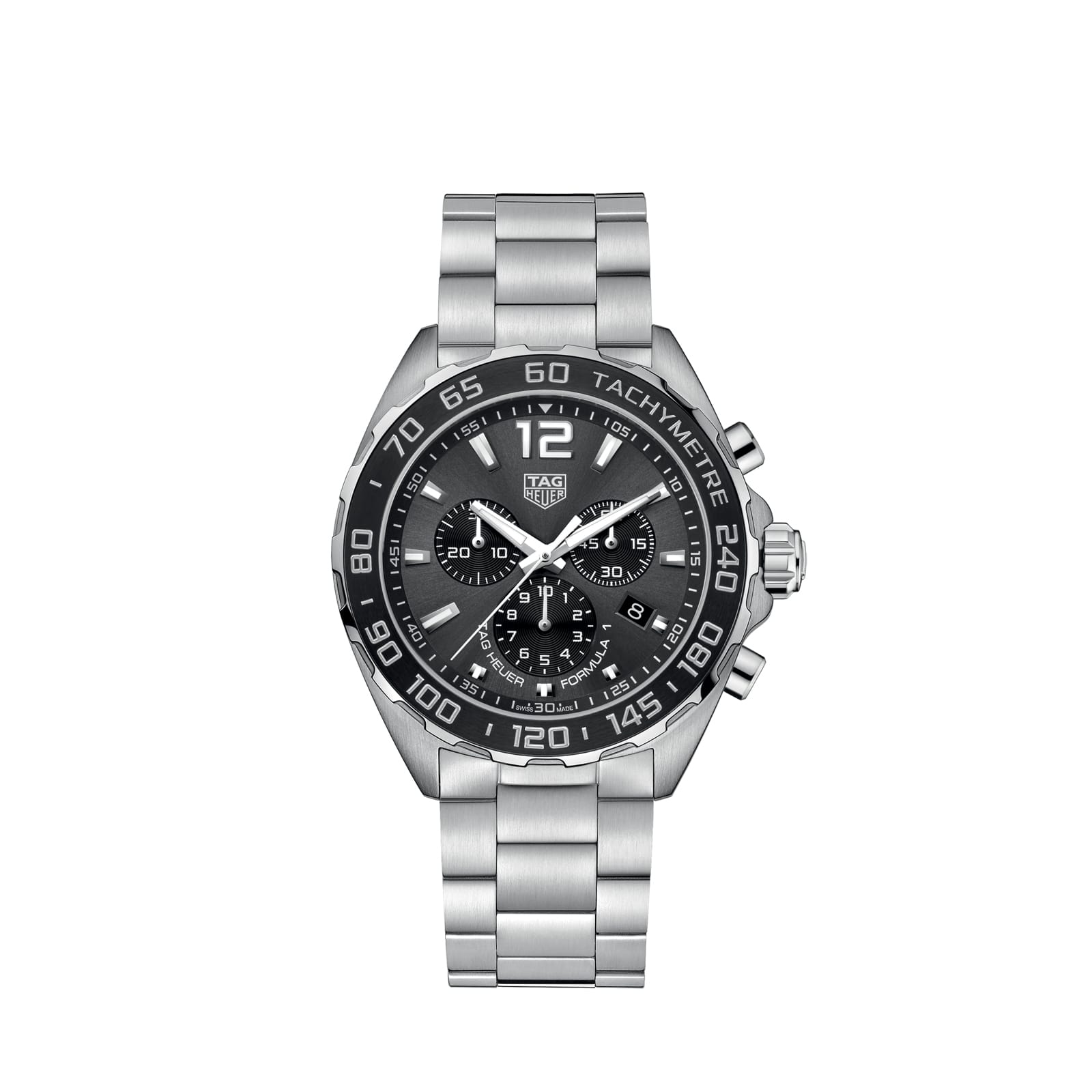 TAG Heuer Replica Watch Formula 1 Chronograph Quartz 43 mm Steel & Ceramic(1:1 replica) - Top club