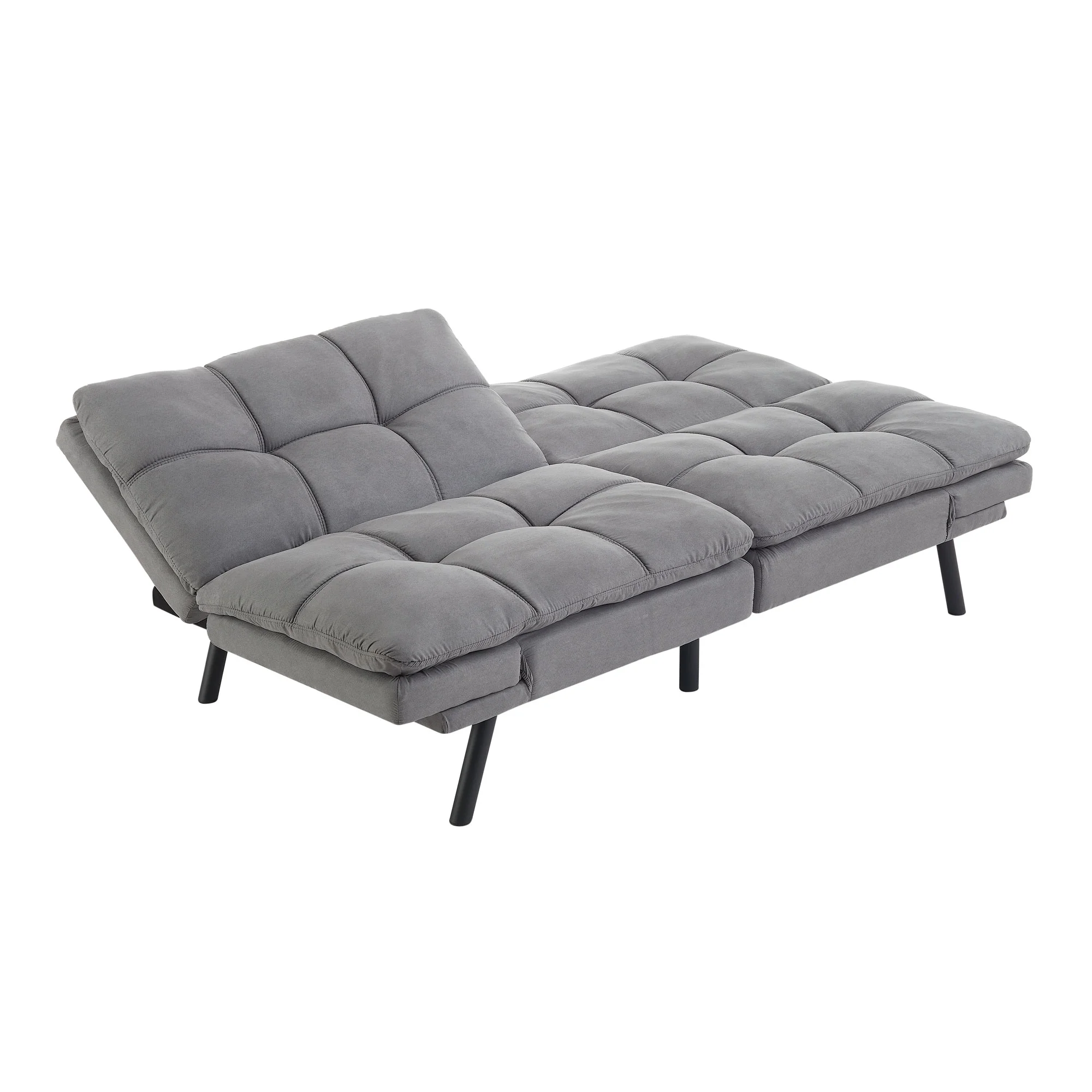 Mainstays Memory Foam Futon with 72",Black - Image 31