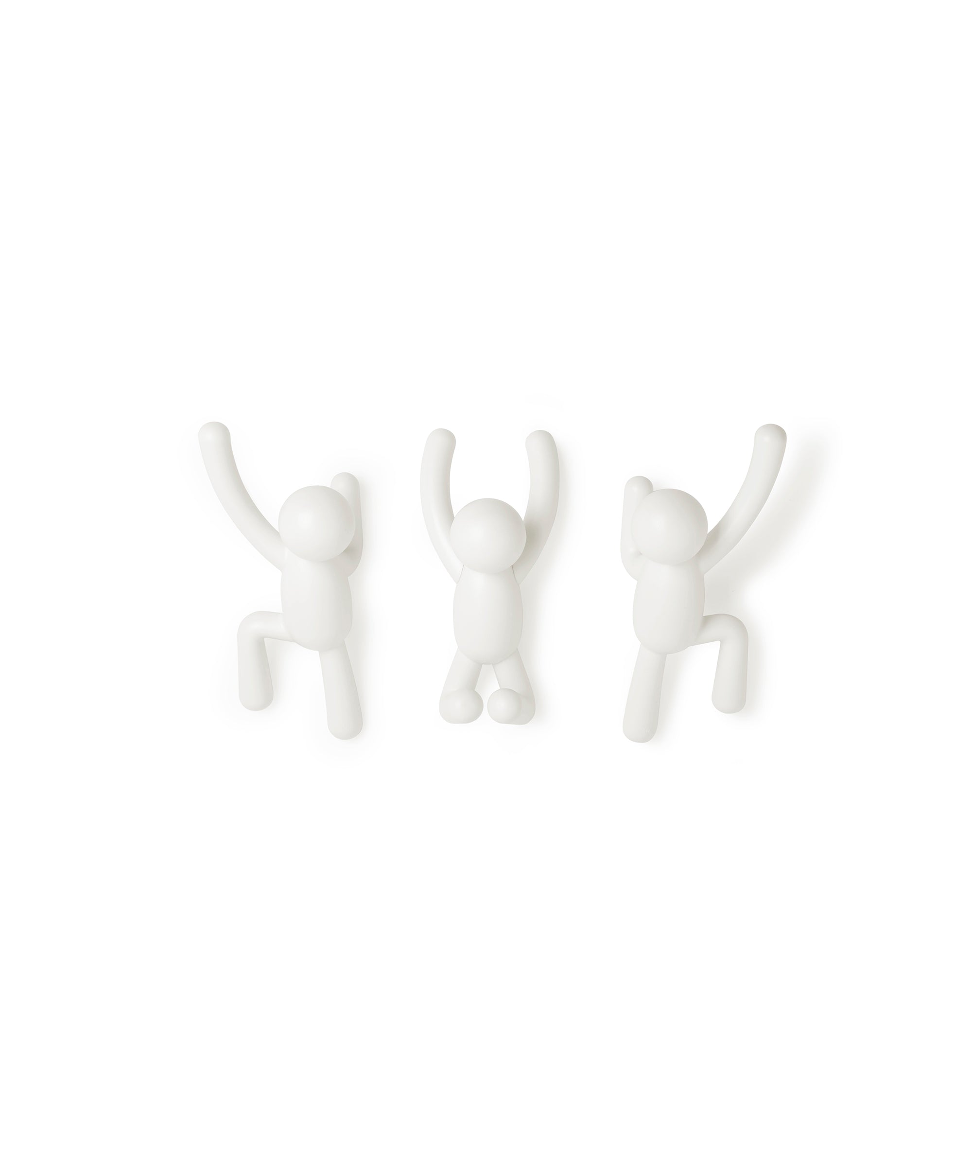 Umbra Buddy Kapstokhaken - Set van 3 - Wit