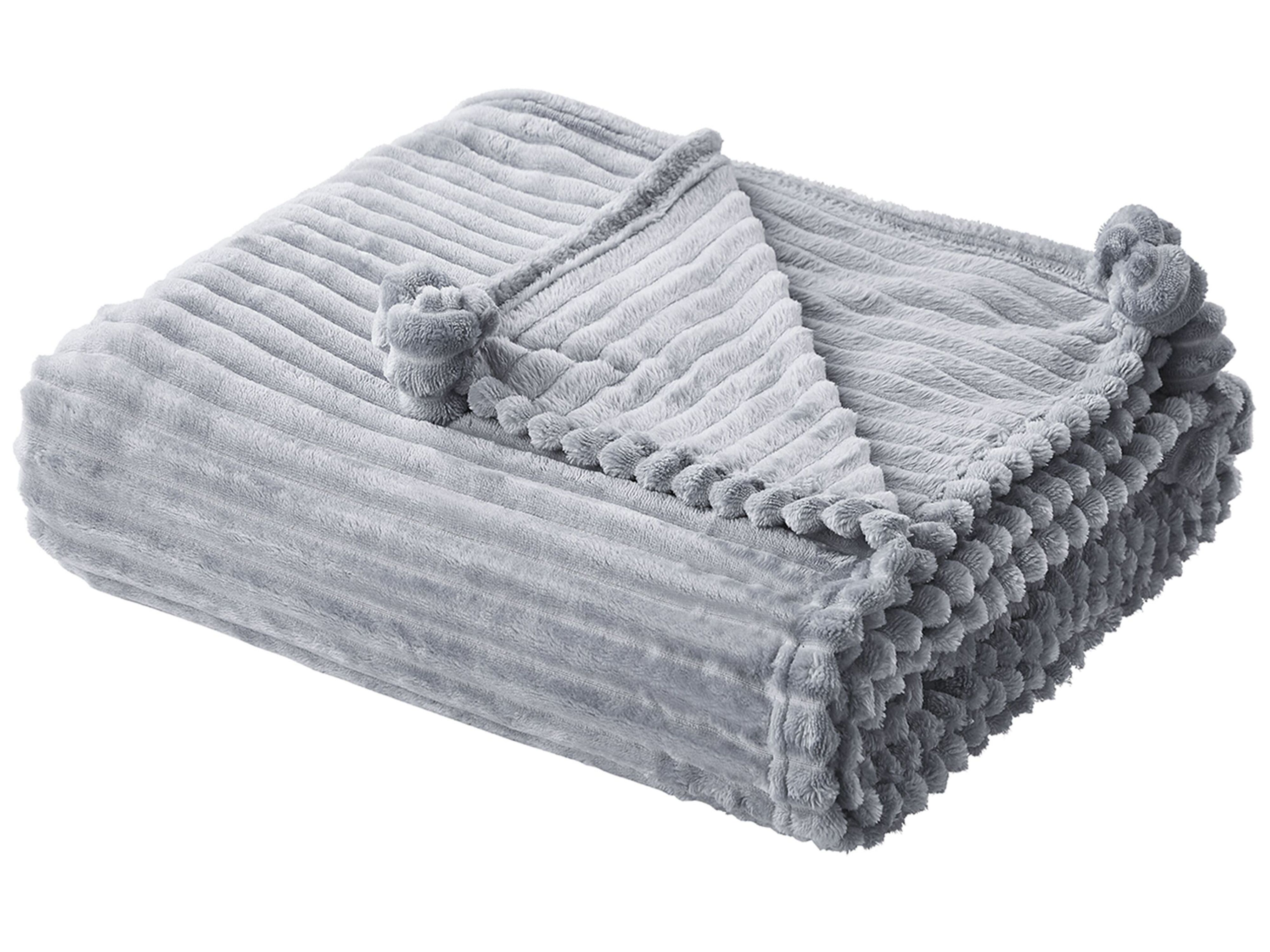 Blanket KAWERI 150 x 200 cm Grey