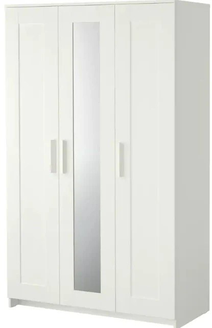 Clóset con 3 puertas BRIMNES, blanco, 117x190 cm