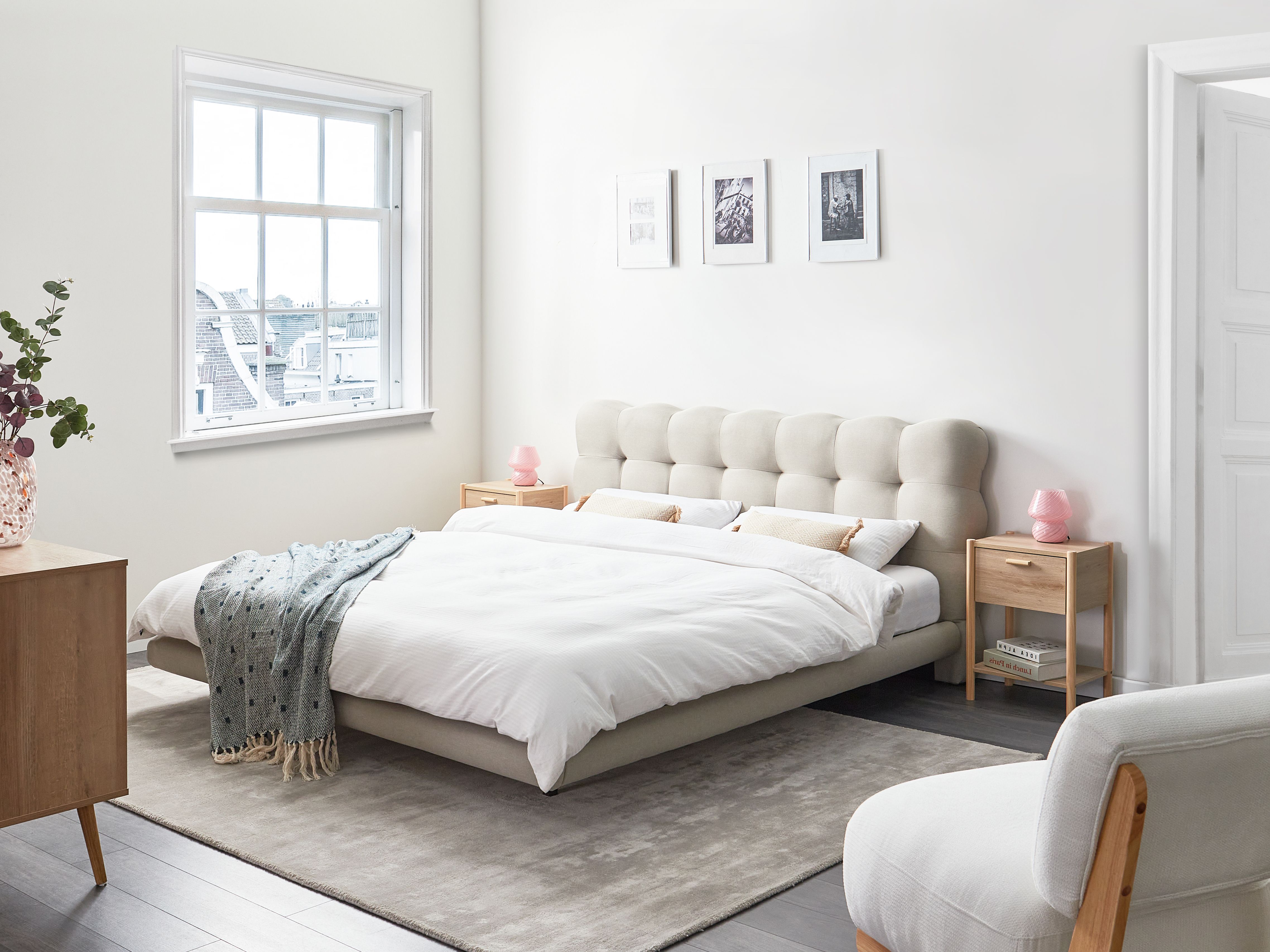 Bed Fabric SOULISSE 180 x 200 cm (EU Super King) Beige