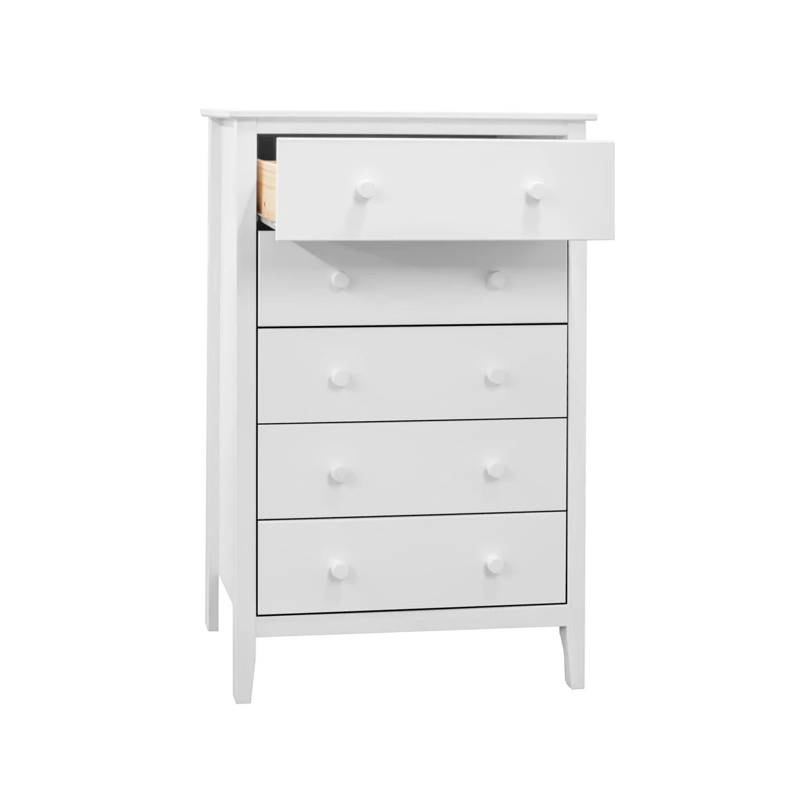 Adeptus Solid Wood Easy Pieces 4 Drawer Chest of Drawers - White - Image 23
