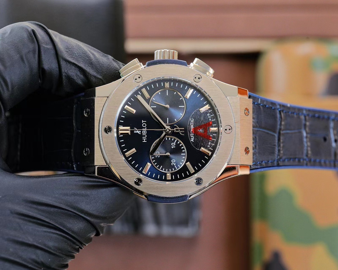 Hublot Classic Fusion Chronograph Titanium Blue Dial 45mm(1:1 replica) - Top club