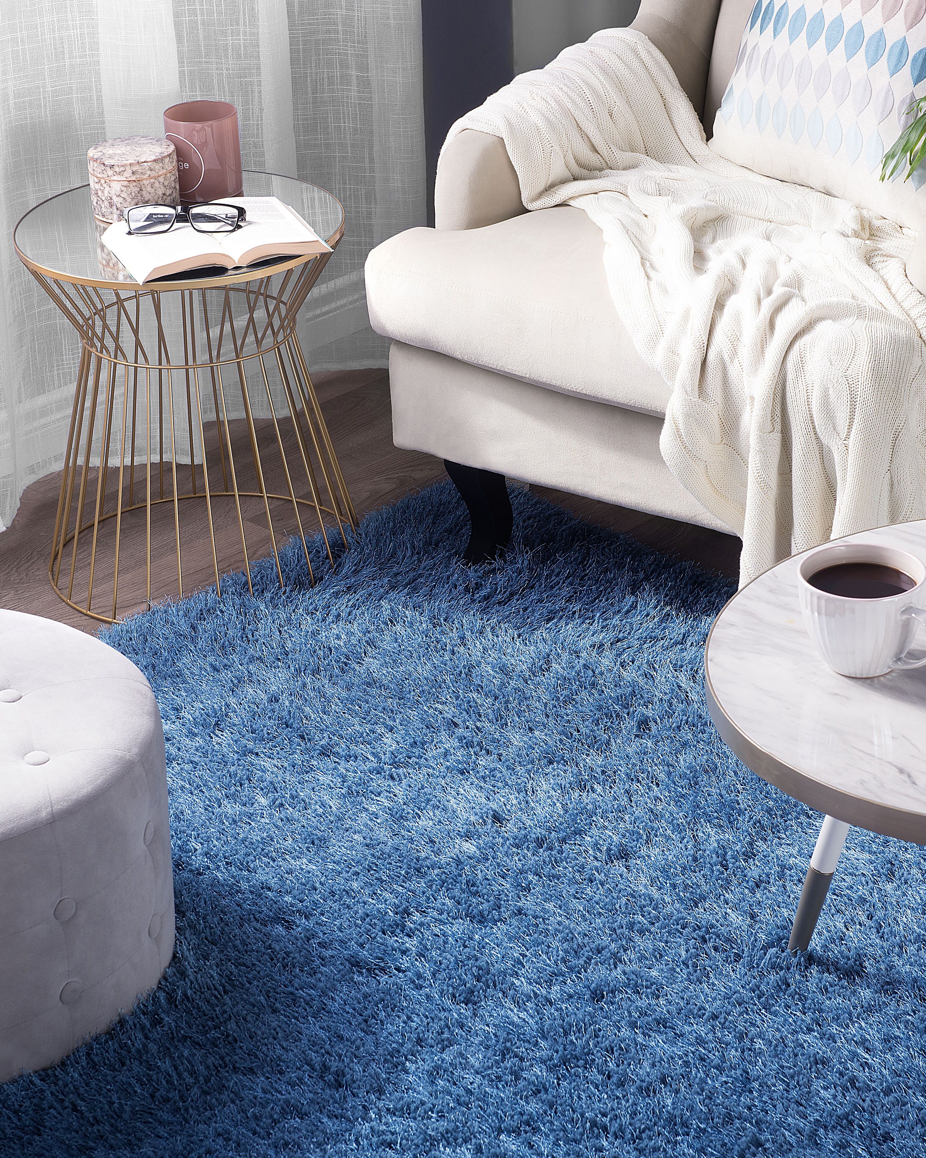 Shaggy Rug CIDE Blue 200 x 300 cm