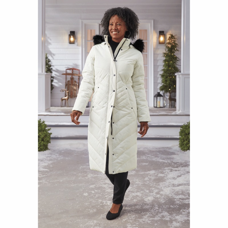 Snowfall Duffle Coat - MIDNIGHT VELVET CATALOG