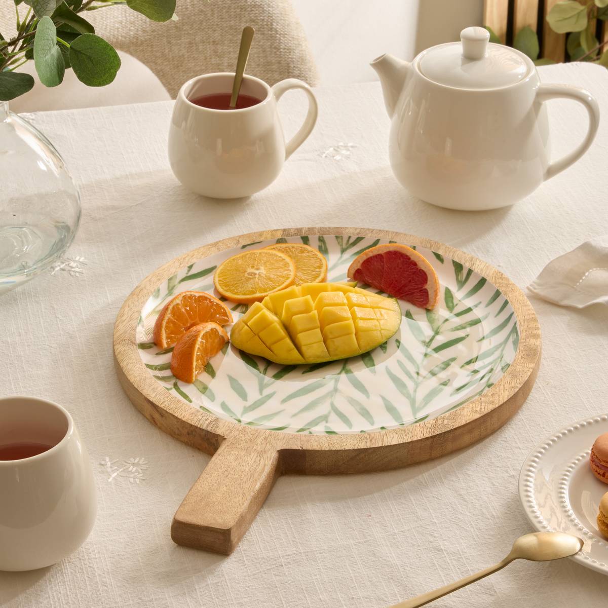 Plate"Inaya" Mango, 39.5x31 cm