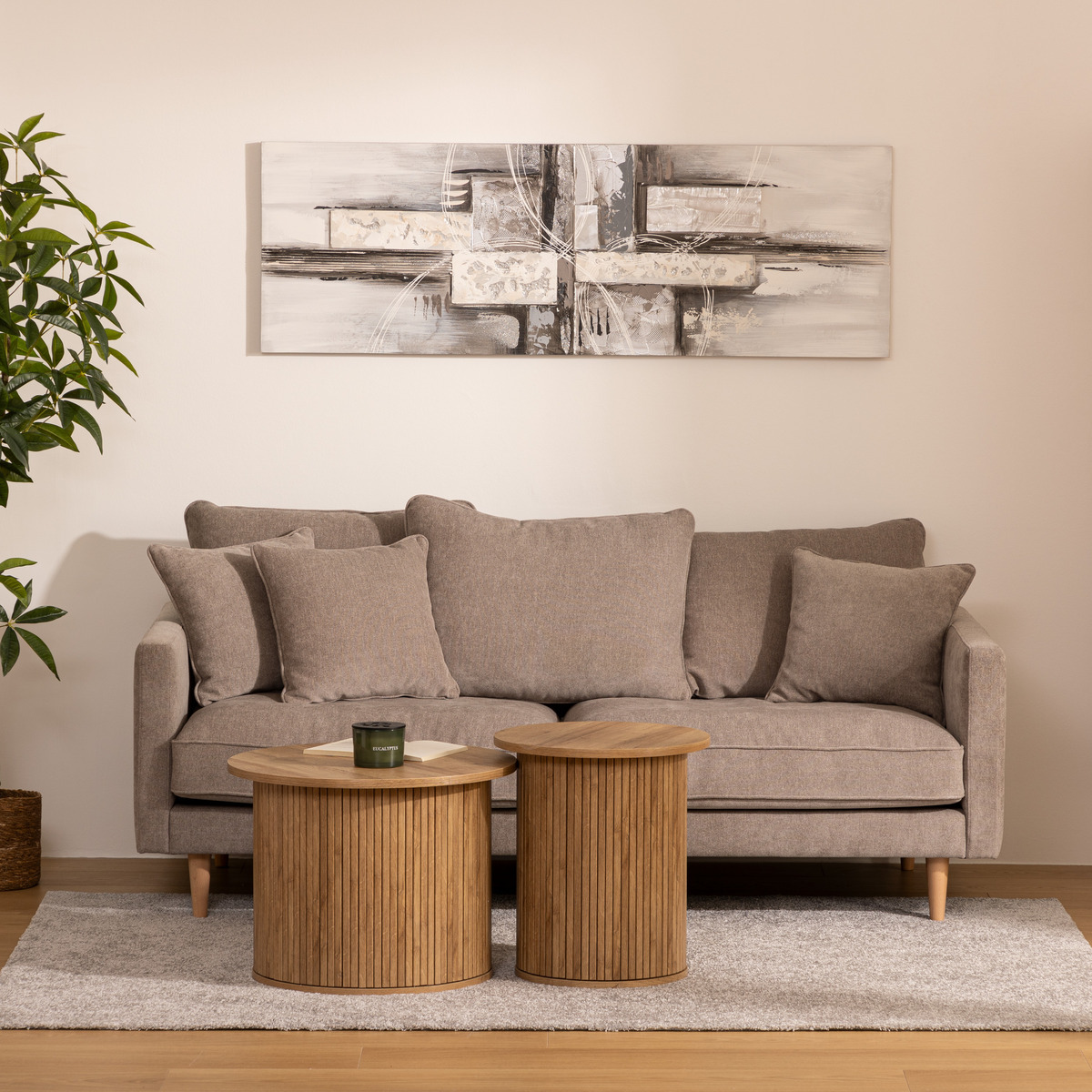 Painted canvas"Kylia" 150x50 cm