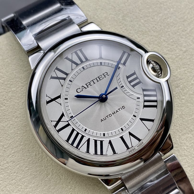Fake Cartier Watch Ballon Bleu de Cartier Steel 36mm Silver Dial WSBB0048 mechanical movement 3KF(1:1 replica) - Top club