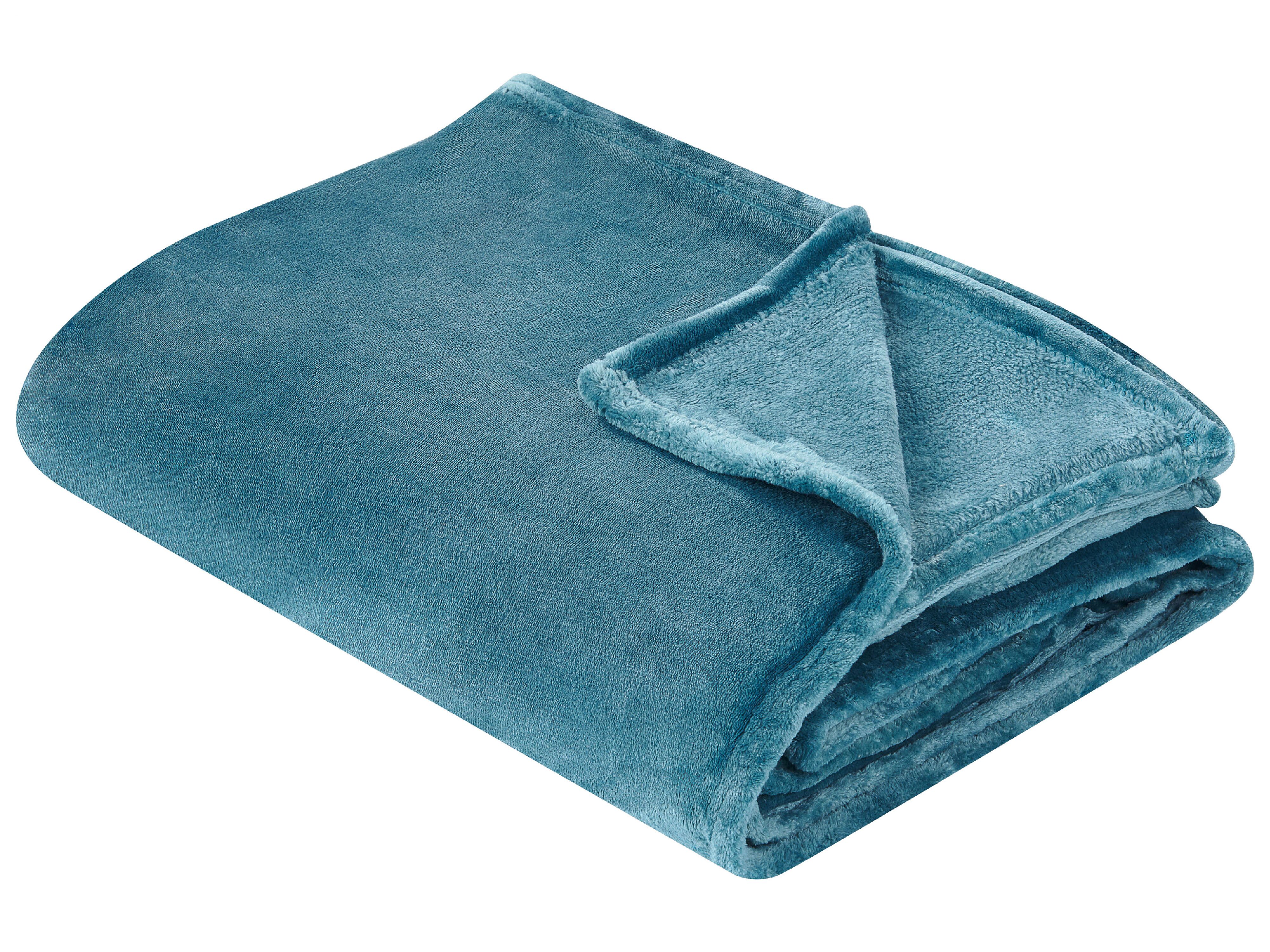 Blanket BAYBURT 200 x 220 cm Blue