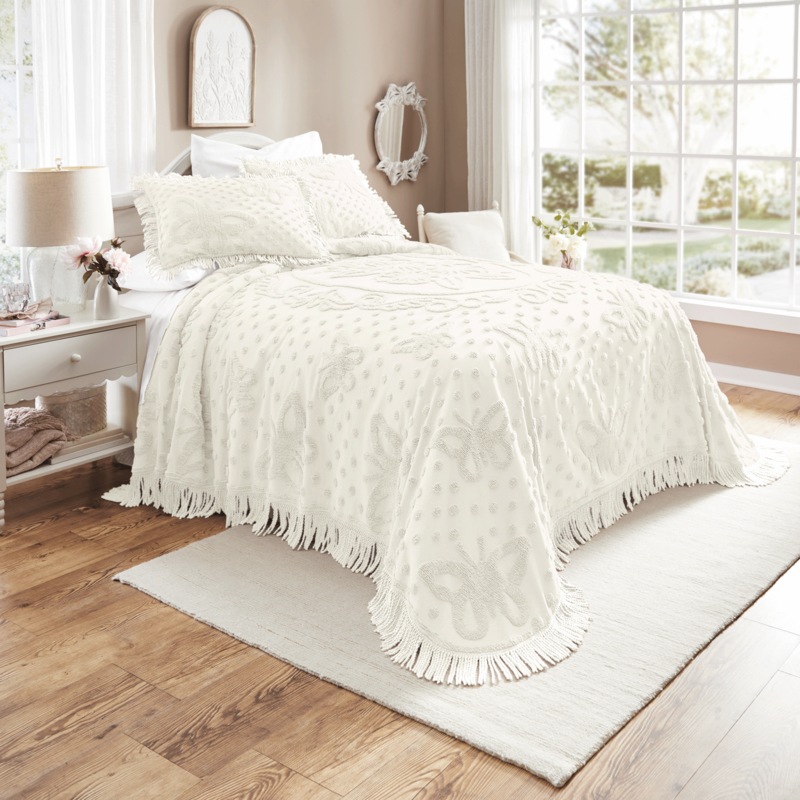 Addi Chenille Bedspread - MIDNIGHT VELVET CATALOG