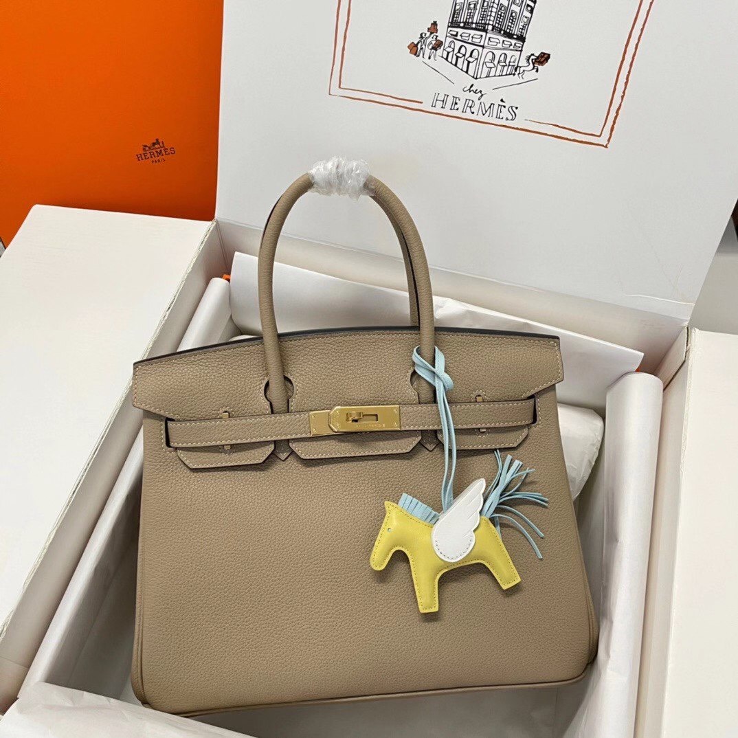 Hermes Birkin 30cm Togo Leather Gold Hardware