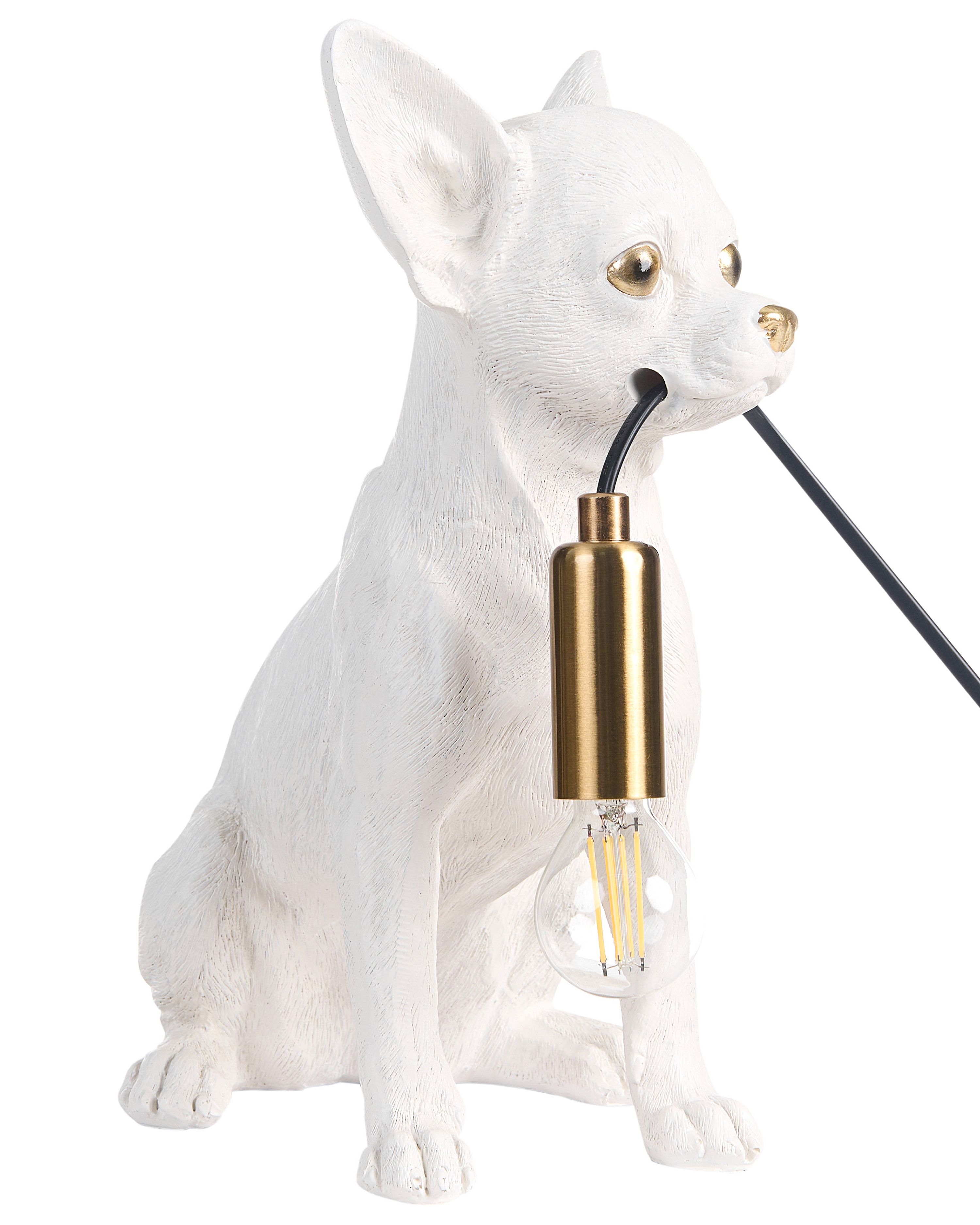Table Lamp Dog ROCCO White
