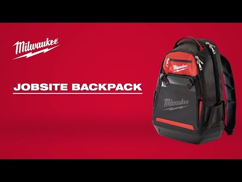 Milwaukee 35-Pocket 10 In. Jobsite Backpack Tool Bag