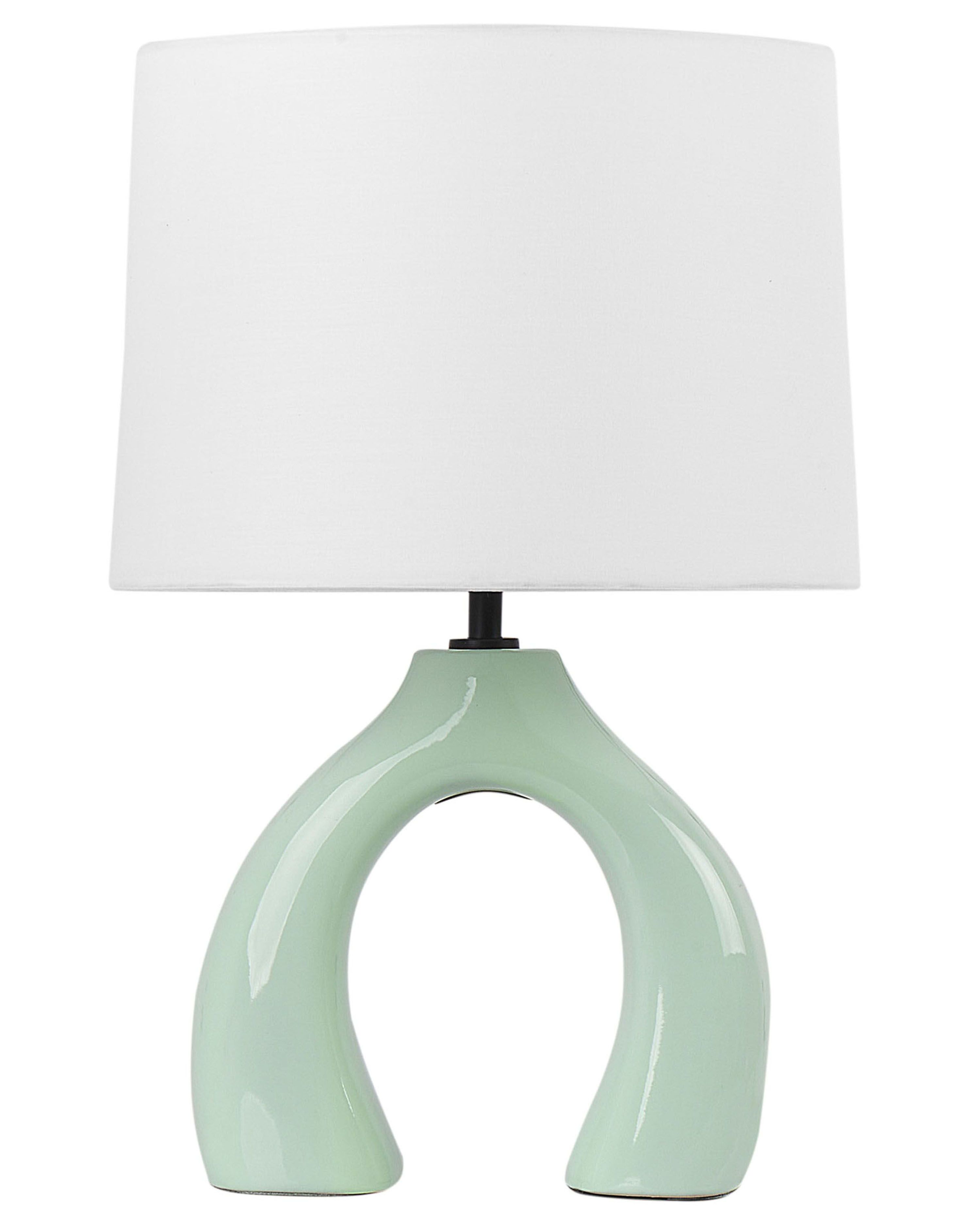 Table Lamp ABBIE Ceramic Light Green