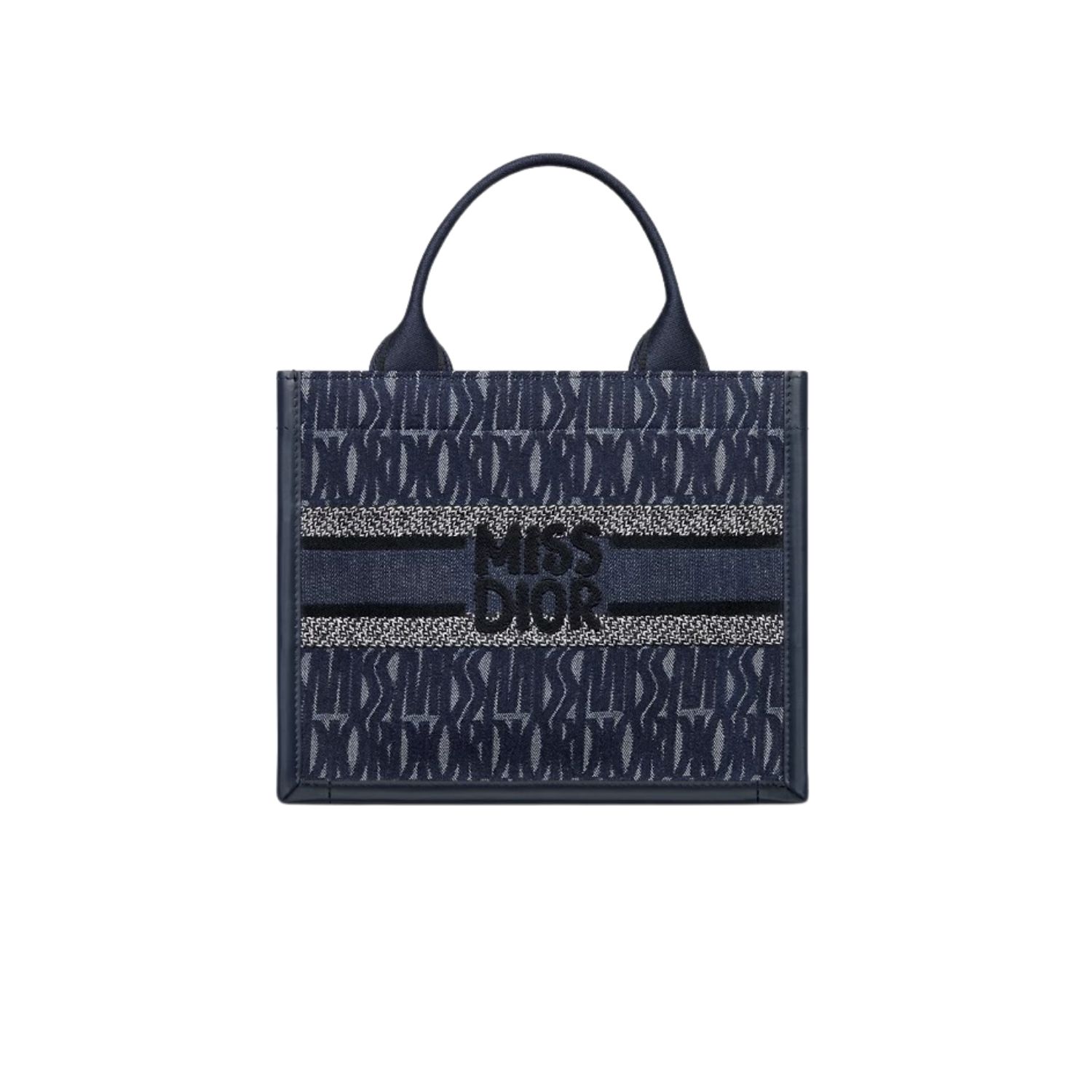 Dior Small Book Tote Bag Blue Denim For Women 36.5cm/14.5in – M1325CZCH_M49E