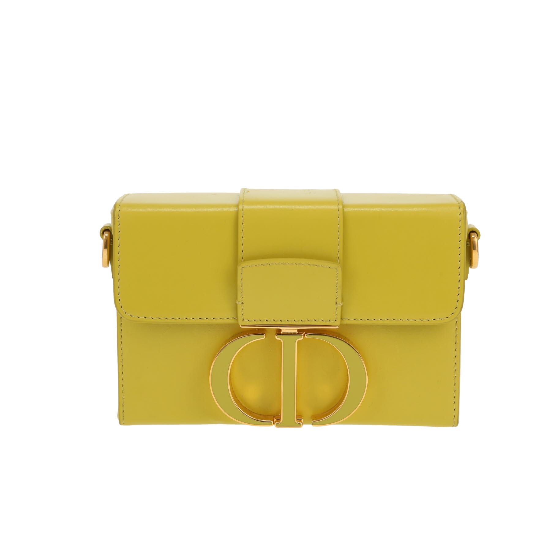 Dior Box 30 Montaigne shoulder bag in green leather1:1High-quality replica