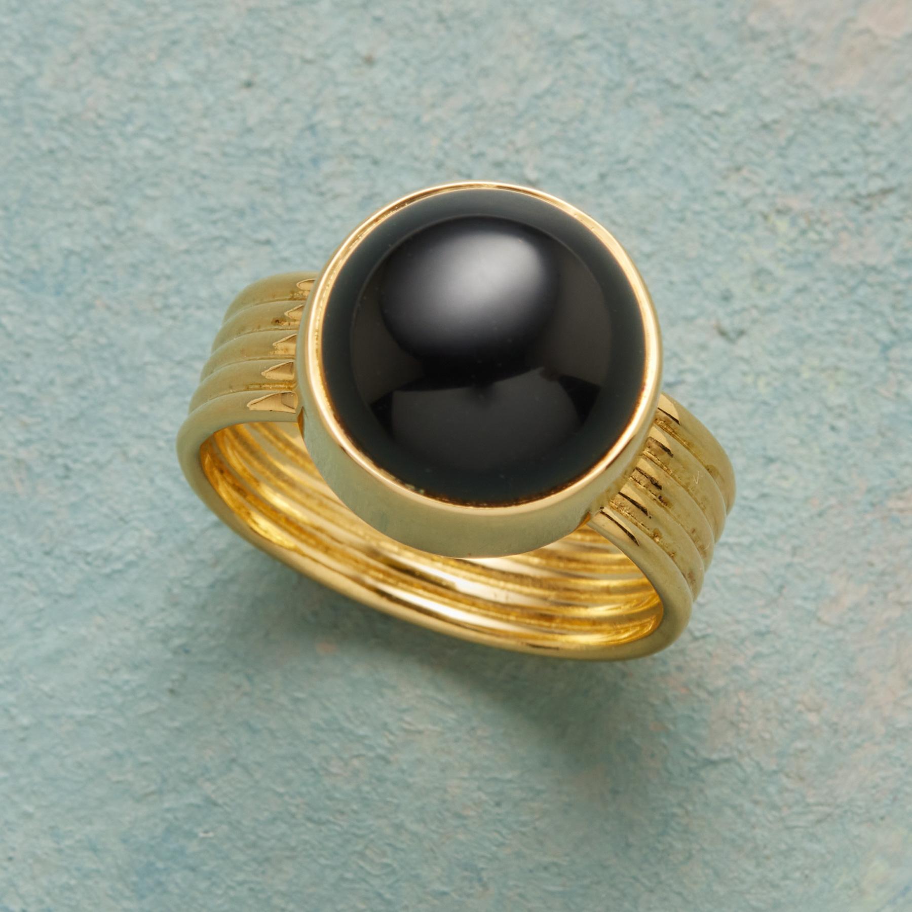 Onyx Planetarium Ring - Sundance Clothing