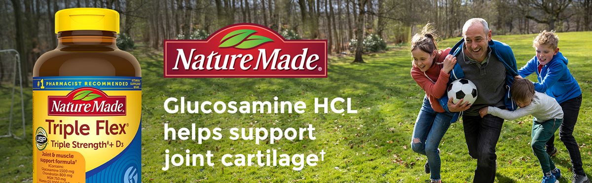 Glucosamine HCL helps support joint cartilage.
