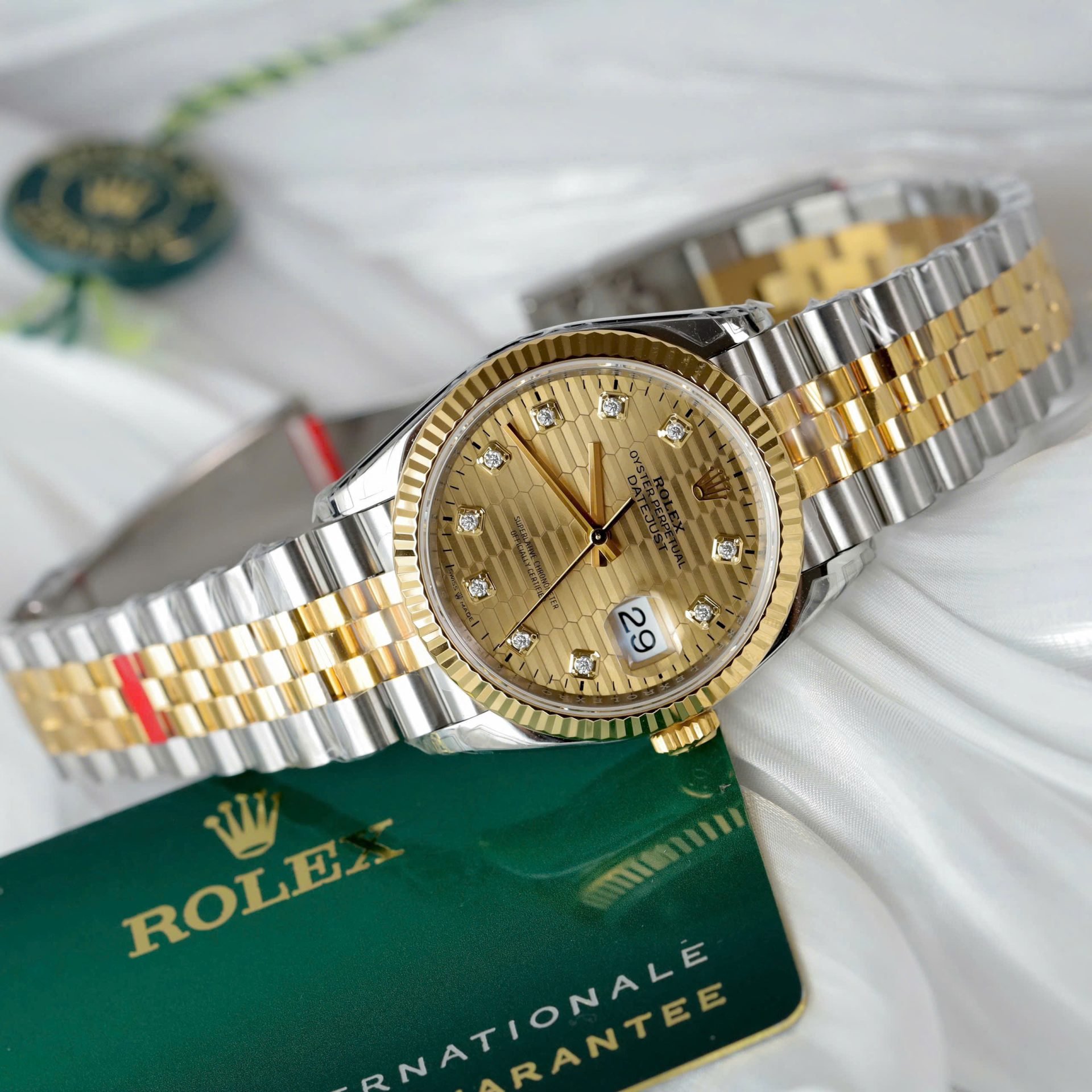 Rolex DateJust 126231 Replica Watch M��u Demi Motif Dial VS Factory 36mm - Top club